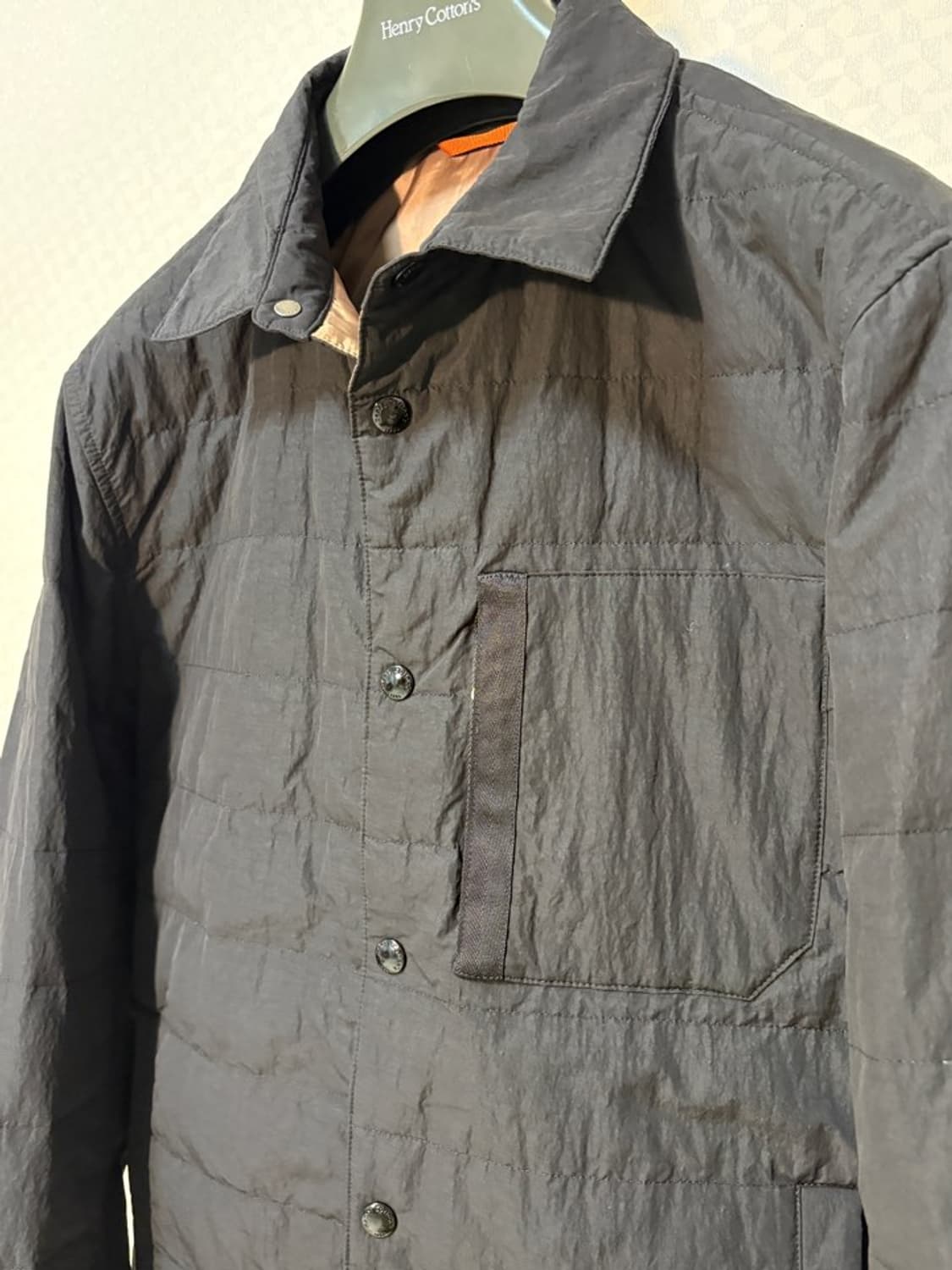 24fw 헨리코튼 워싱 다운 패딩 셔츠  상품이미지5