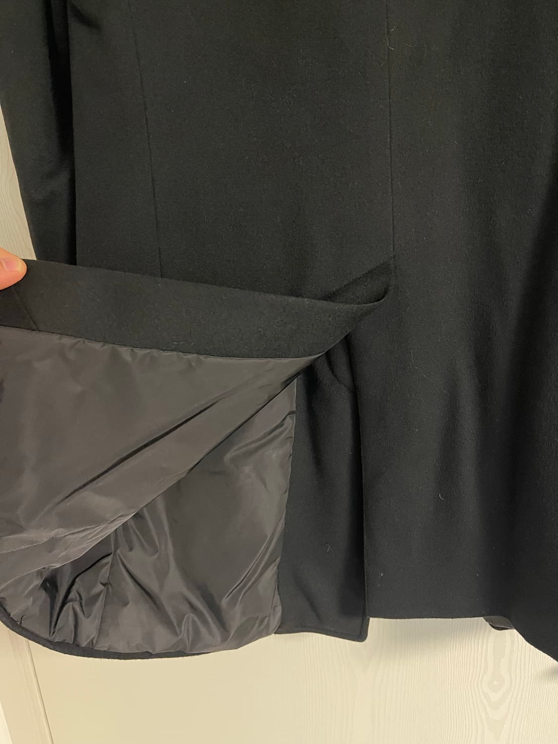 에르메네질도 제냐 지 제냐 (Z ZEGNA) 코트 블랙 50R 8drop 상품이미지5