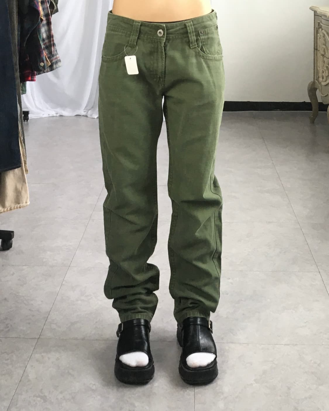 Green pants 상품이미지1
