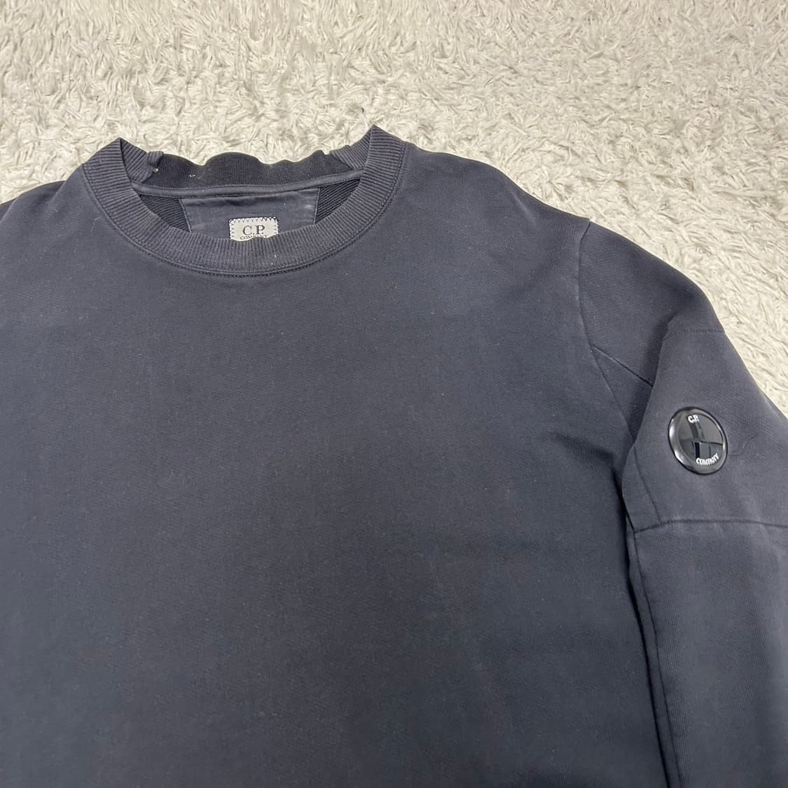 C.P. Company Black Sweatshirt(목늘어남) 상품이미지5