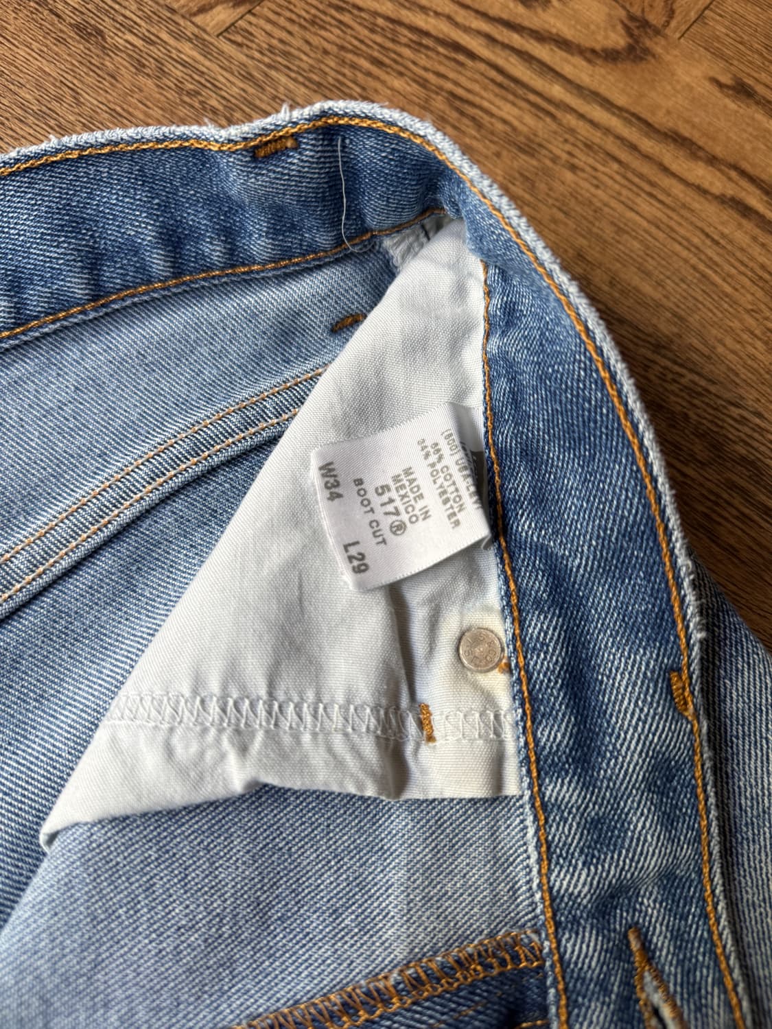 [31]00's 리바이스 517 빈티지 페이딩 스트레치 플레어진 F63 상품이미지8