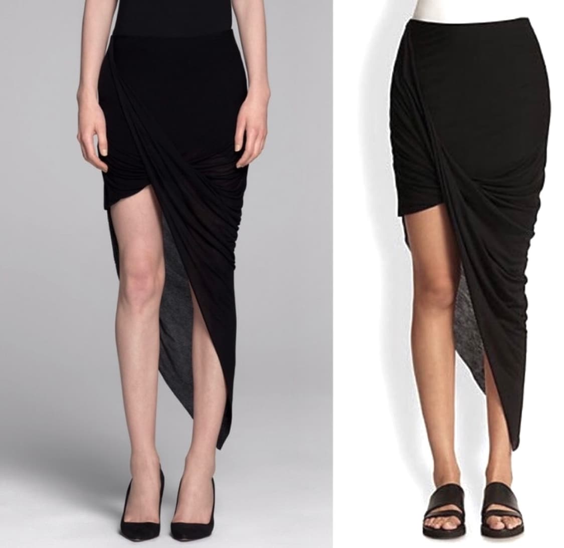 헬무트랭 asymmetrical skirt 상품이미지2