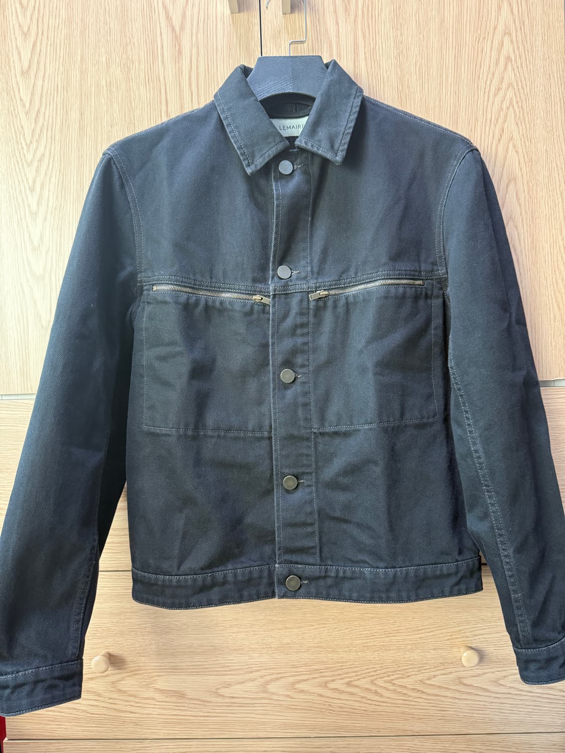 르메르 21ss 트러커 자켓 블랙 46 상품이미지2