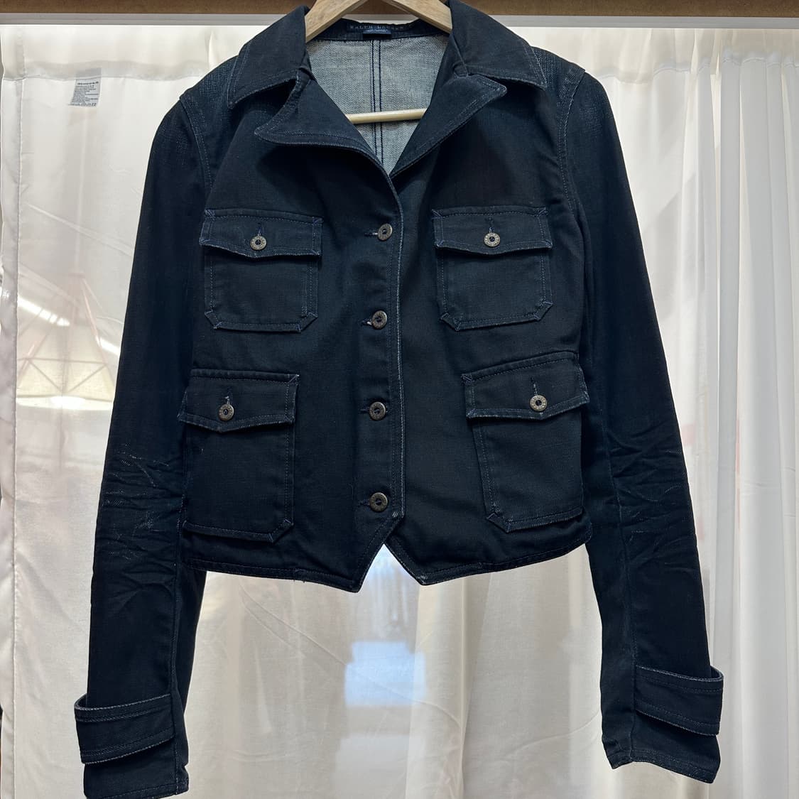 폴로 랄프로렌 블랙 데님자켓 상품이미지1