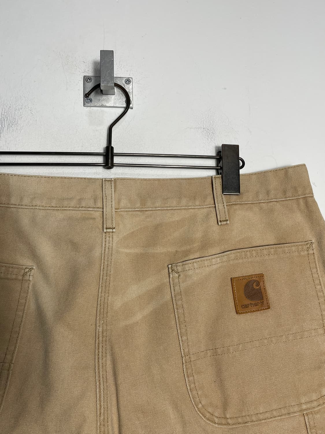 칼하트 베이지 카펜더 반바지 팬츠 상품이미지3