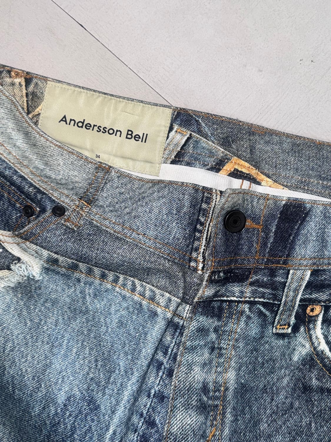 앤더슨벨 디지털 프린팅 데님 팬츠 34 상품이미지2