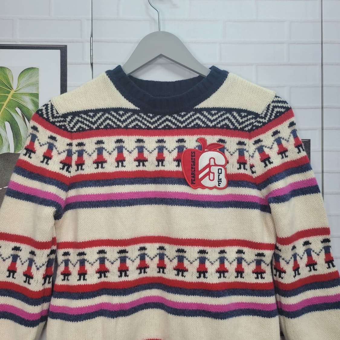 파리게이츠 골프 방풍 니트 스웨터 1사이즈 상품이미지2