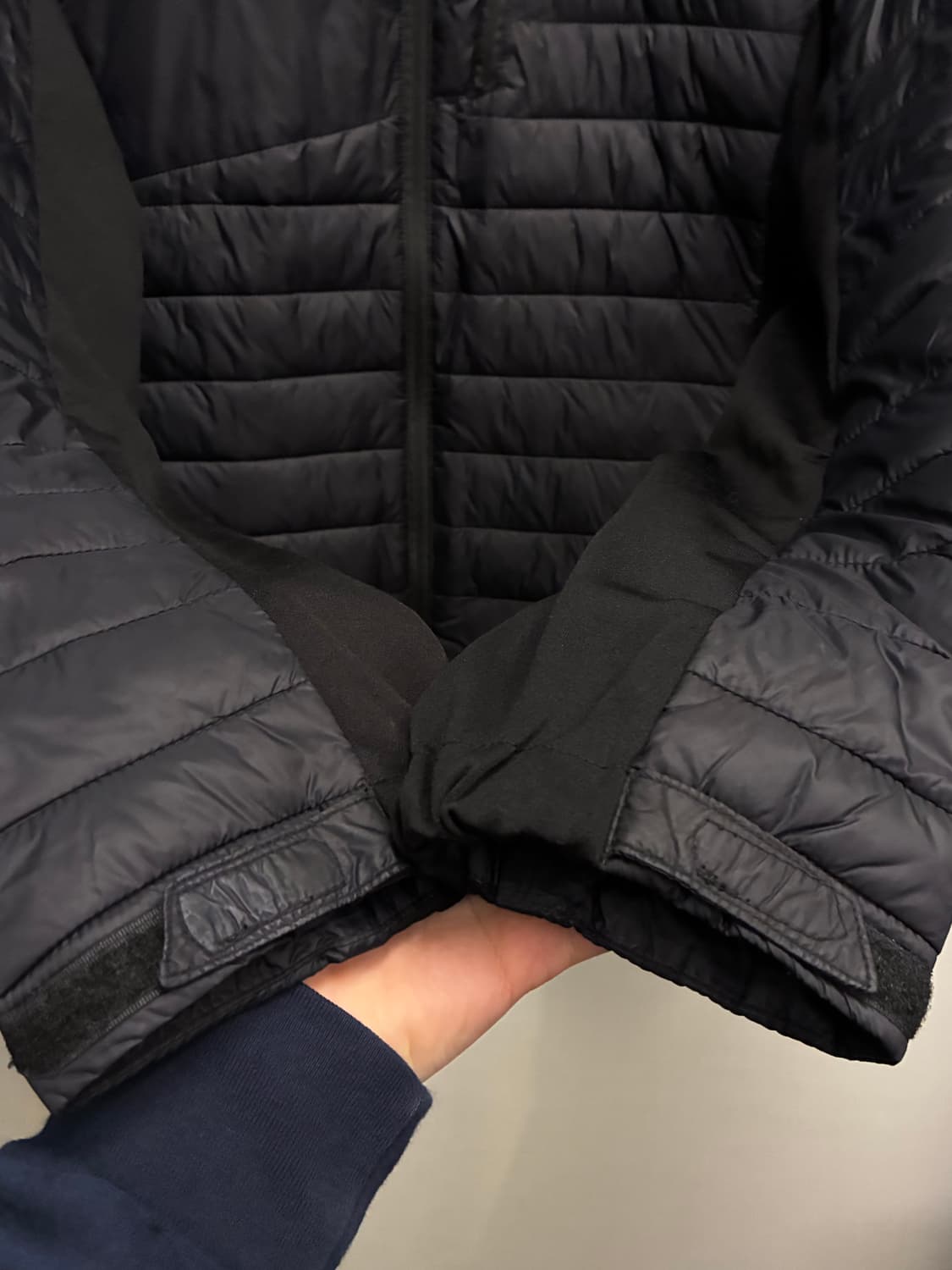 (M~L)mont bell 몽벨 라이트웨이트 경량 패딩 자켓 블랙 상품이미지6