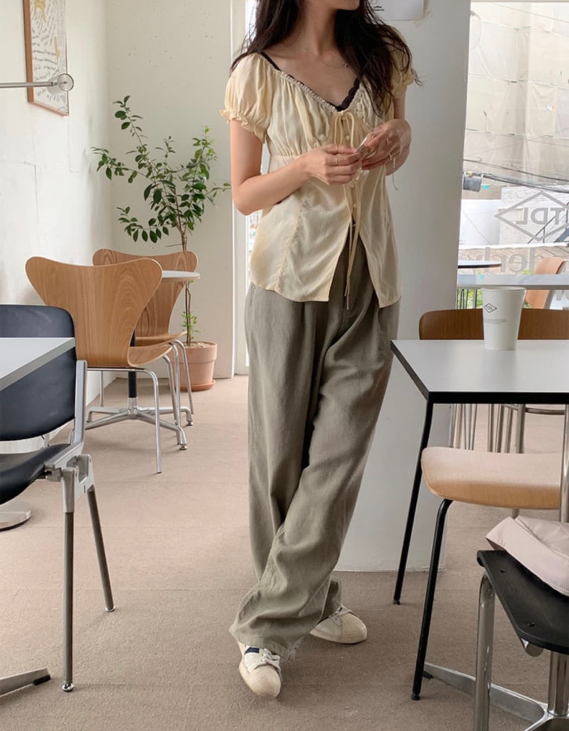 레이스 빈티지 블라우스 상품이미지3