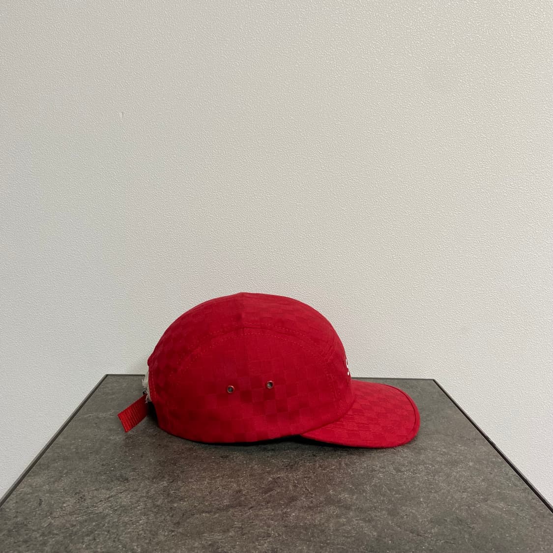 (OS) 슈프림 박스로고 캠프캡 모자 체커보드 레드 상품이미지3