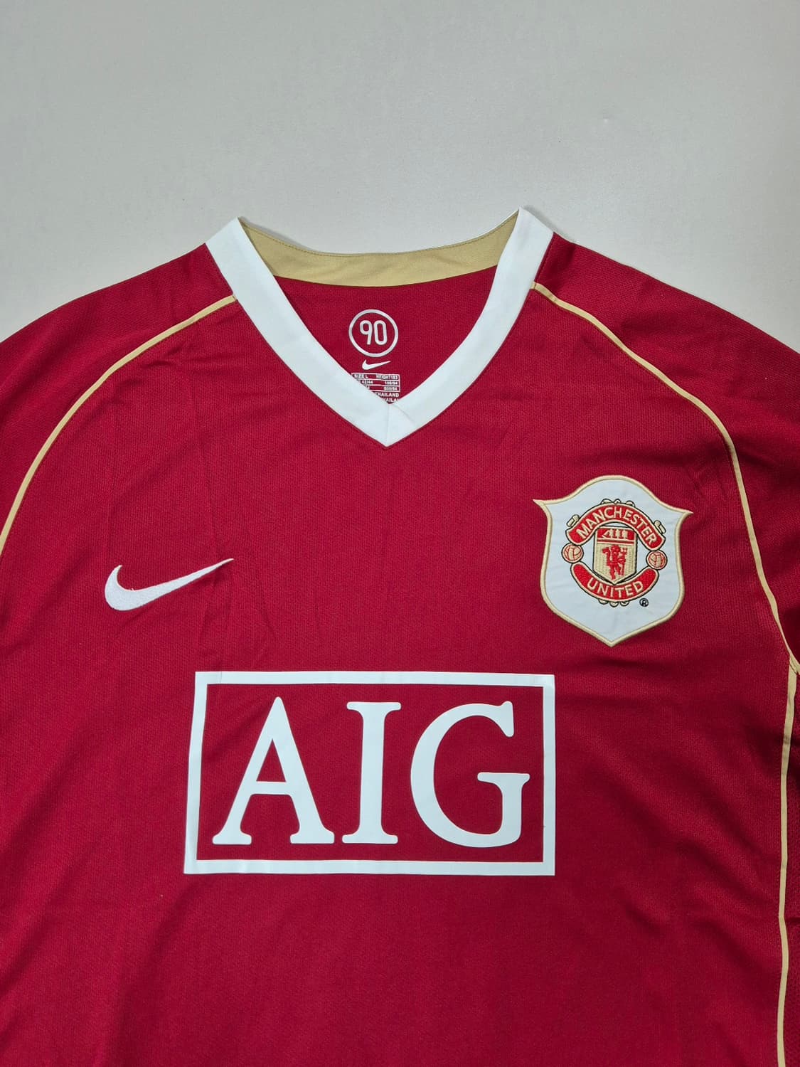 06-07 맨유 박지성 긴팔유니폼 레플리카 L사이즈 상품이미지3