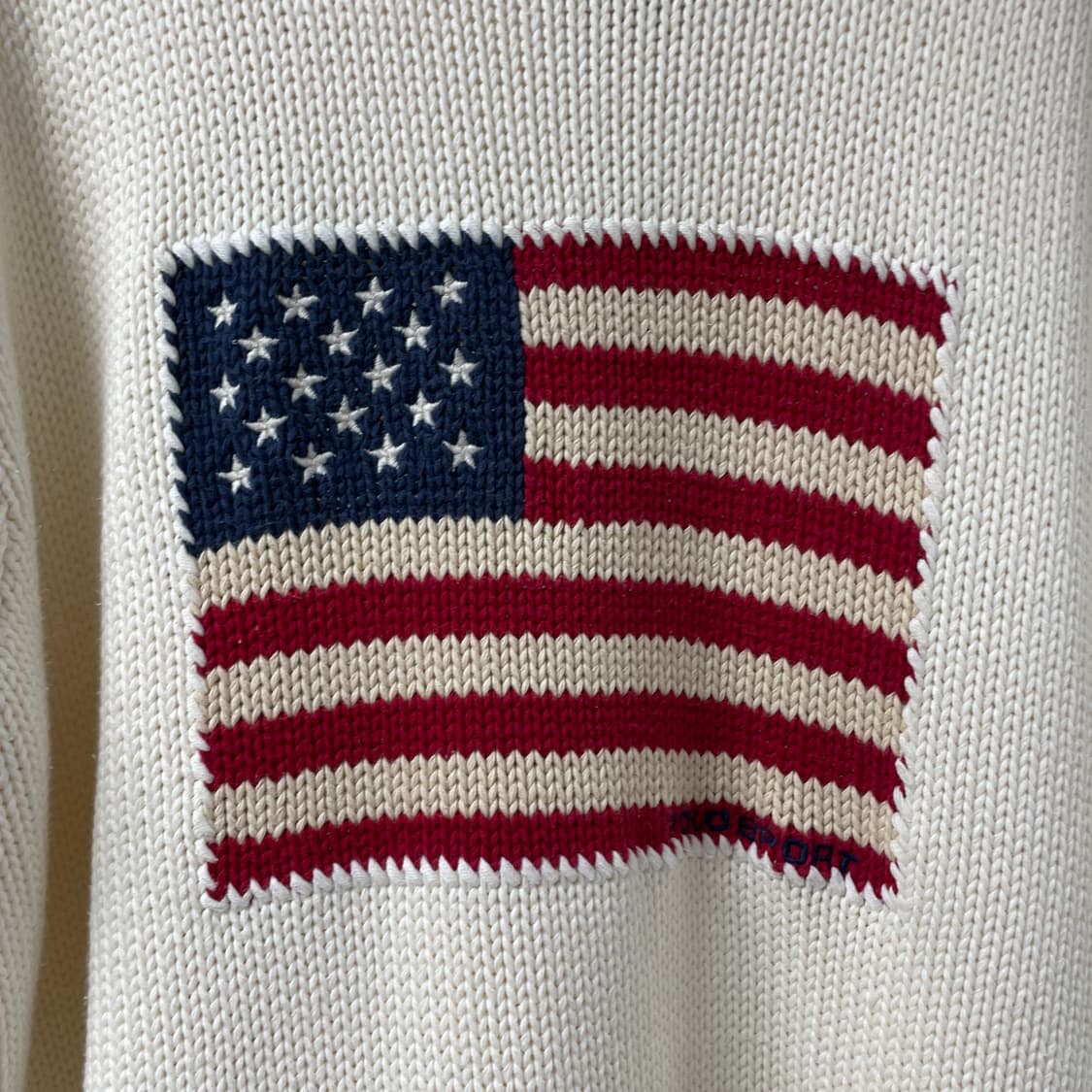 폴로 랄프로렌 성조기 니트 L 상품이미지4