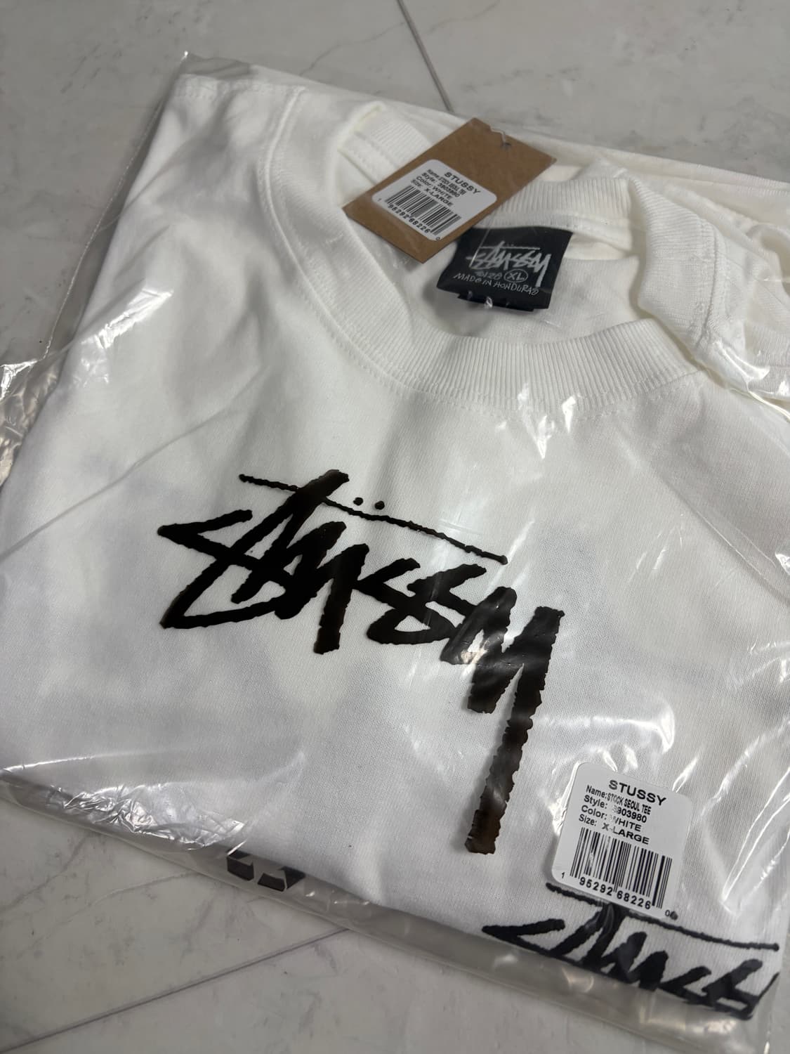 스투시 스탁 서울 티셔츠 화이트 상품이미지3