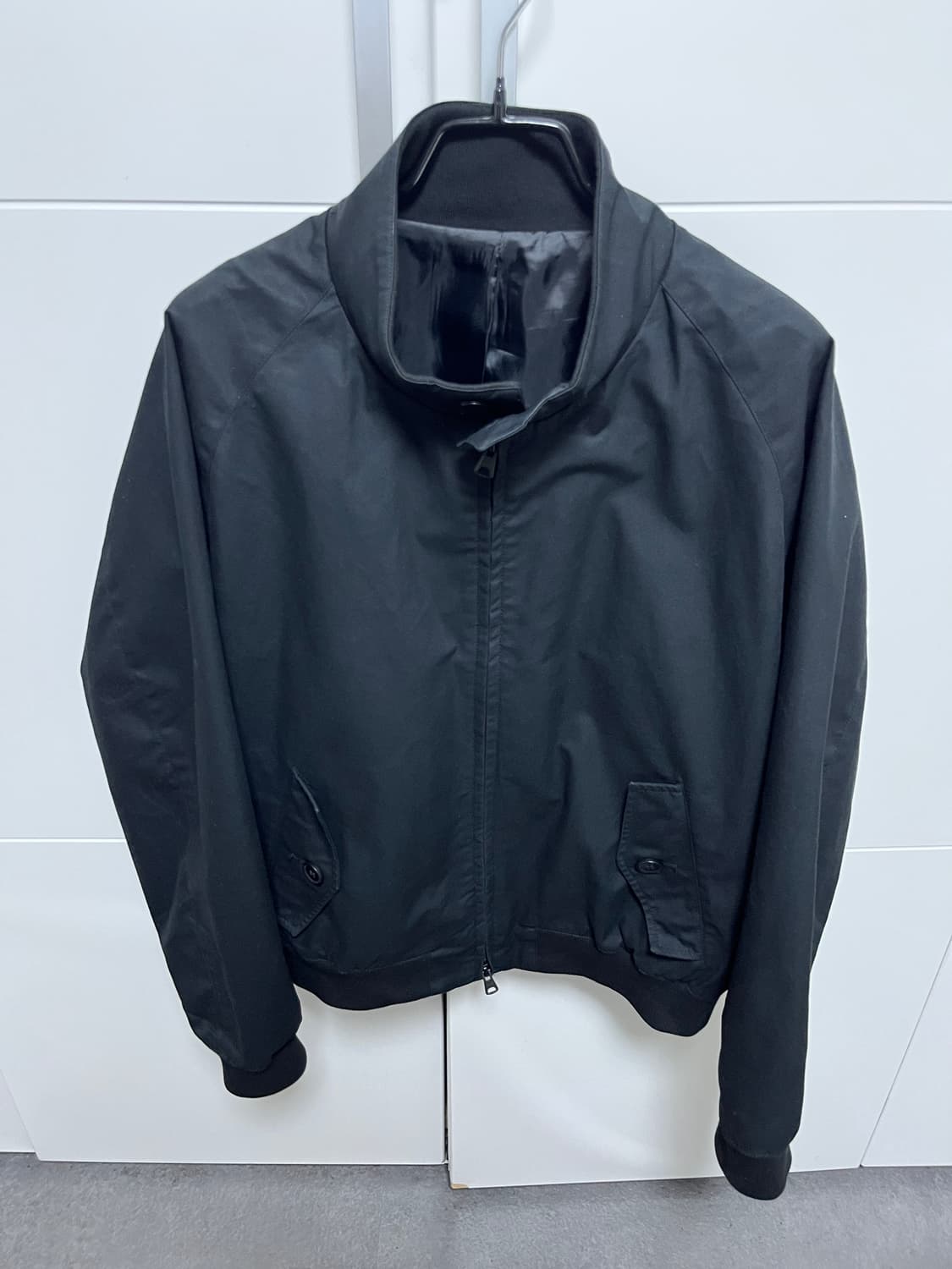 무탠다드 코튼 해링턴 재킷 [블랙] 상품이미지2