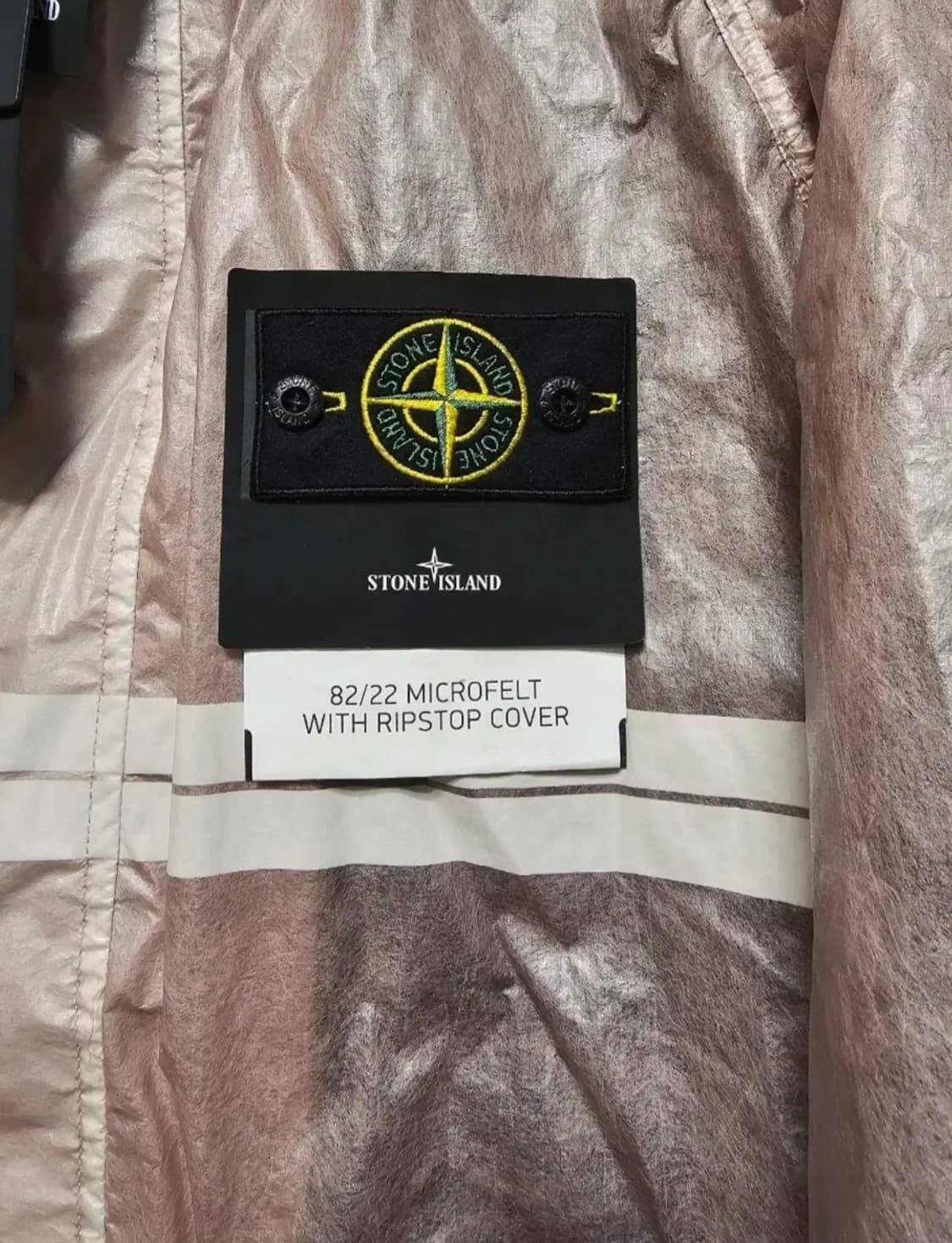 스톤아일랜드 마이크로펠트 립스탑 커버 82/22 에디션 자켓 상품이미지2
