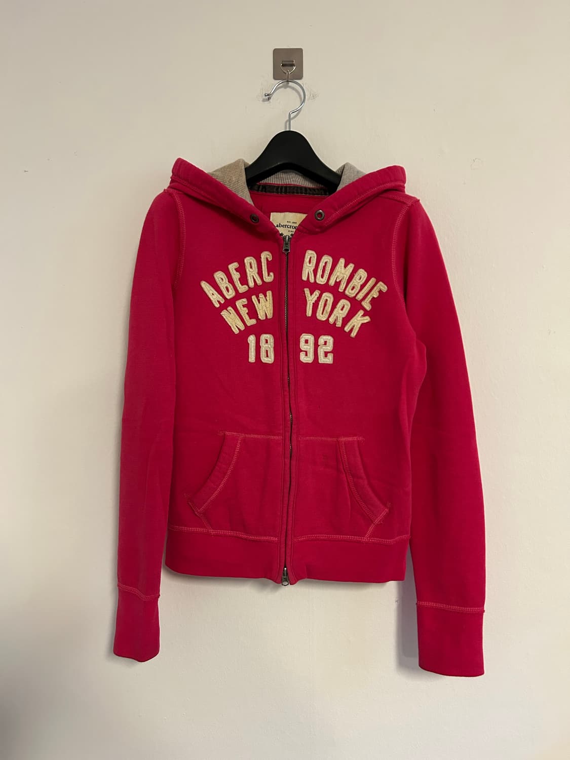 아베크롬비 핑크 투웨이 후드집업 상품이미지1