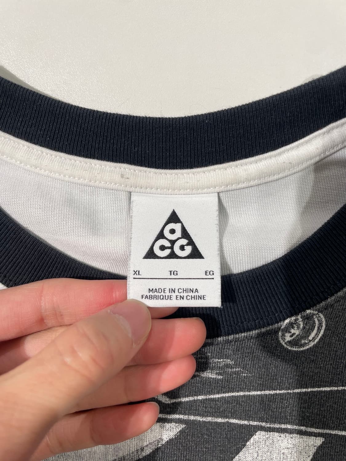 나이키 acg 블랙 글레이셔 크루넥 롱 슬리브 상품이미지7