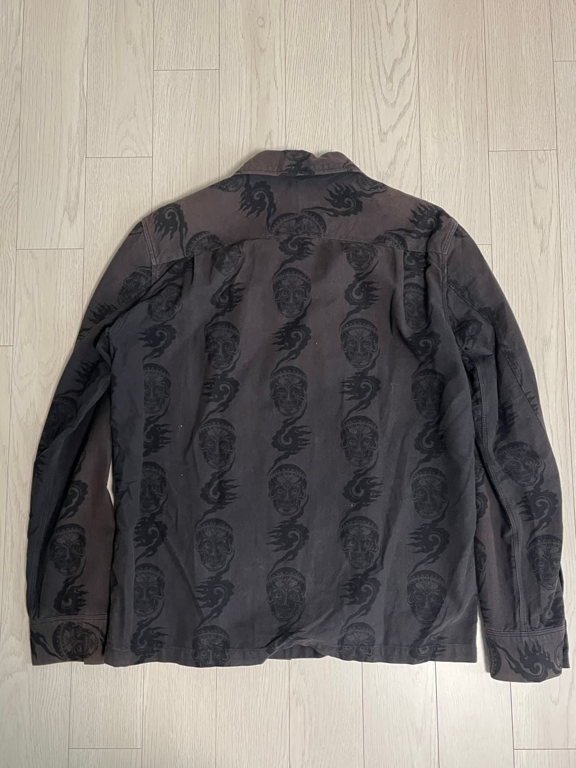 넘버나인 자카드 벨벳 셔츠  상품이미지2