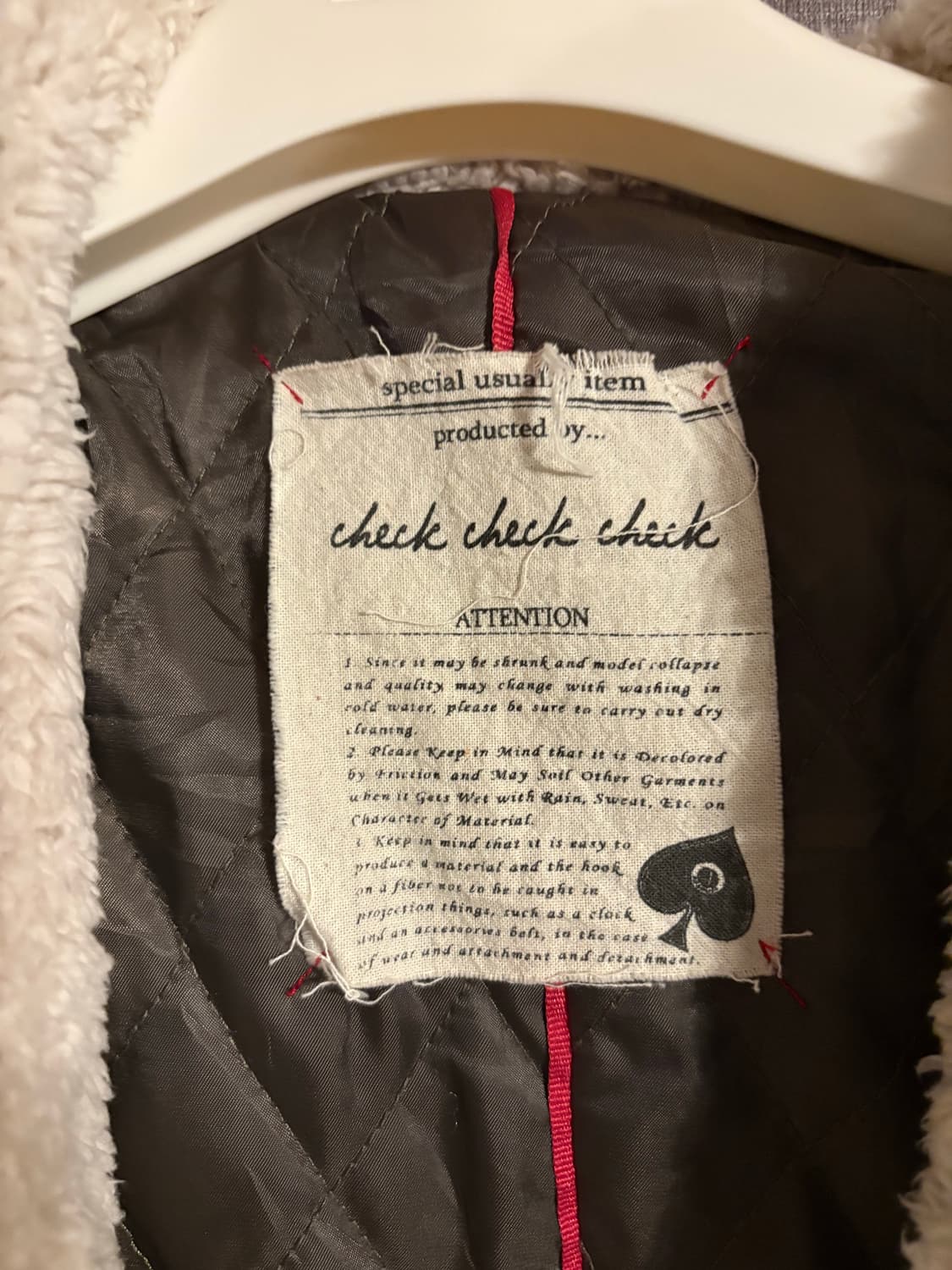 Blanchechou 브랜드의 체크 더플 코트/ Japan vintage 상품이미지3