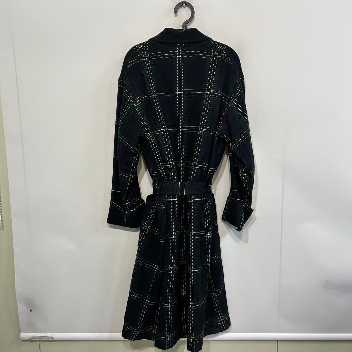 스튜디오 톰보이 체크 롱코트 F 상품이미지3