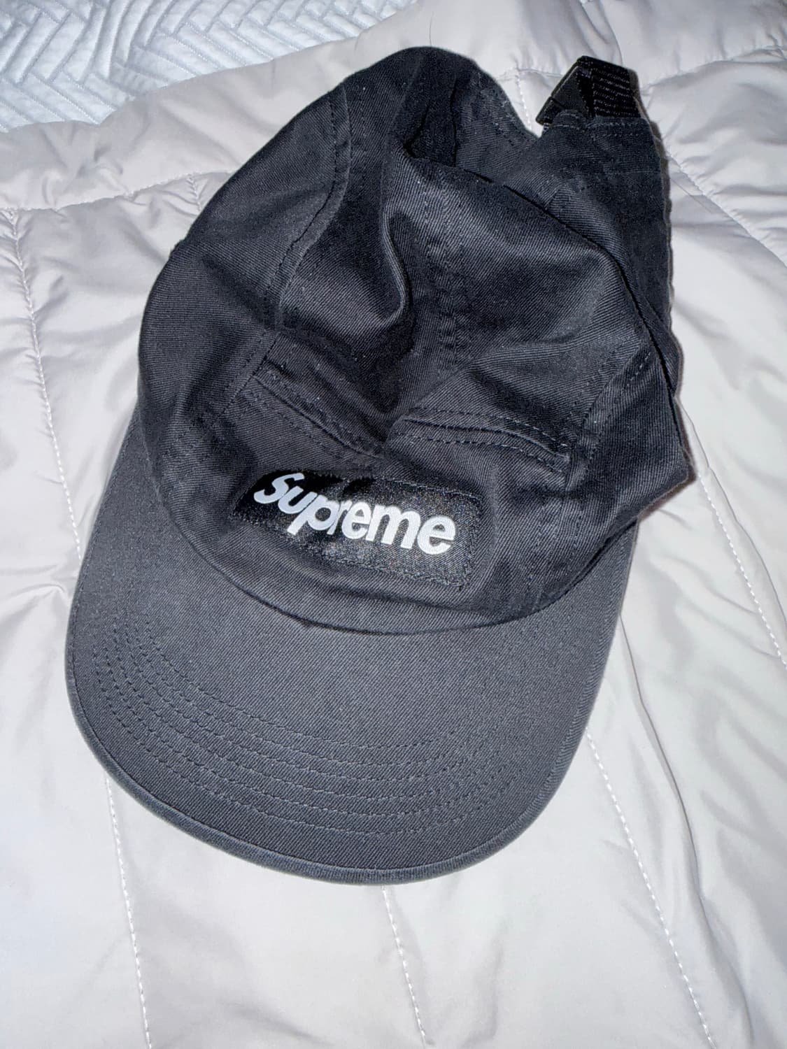 슈프림 캠프캡 블랙 상품이미지1