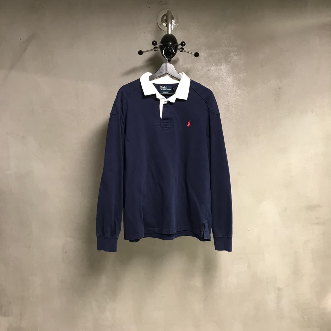 폴로 랄프로렌 럭비 PK 긴팔 카라티 네이비 XL 상품이미지1
