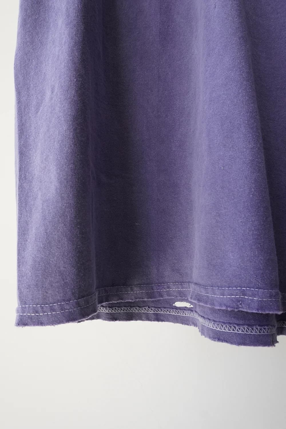 ANCELLM Embroidery Dyed T-Shirt "Purple" 상품이미지4