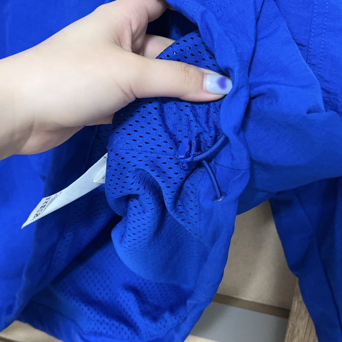 [정품] 아디다스 그레이블루 배색 아노락 [ L ] 상품이미지9