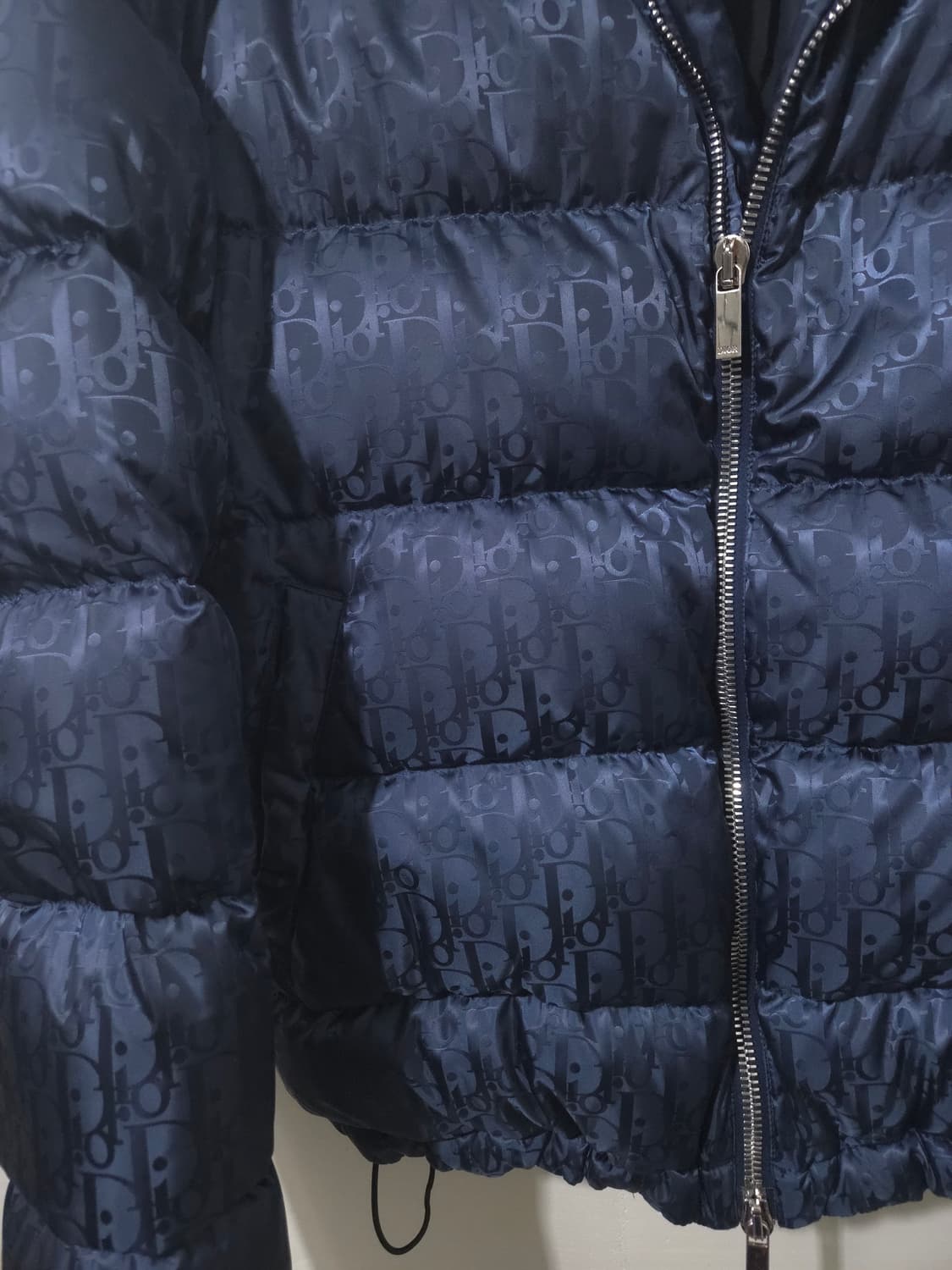 [새상품급] 디올 풀 오블리크 다운 패딩 Navy 상품이미지4