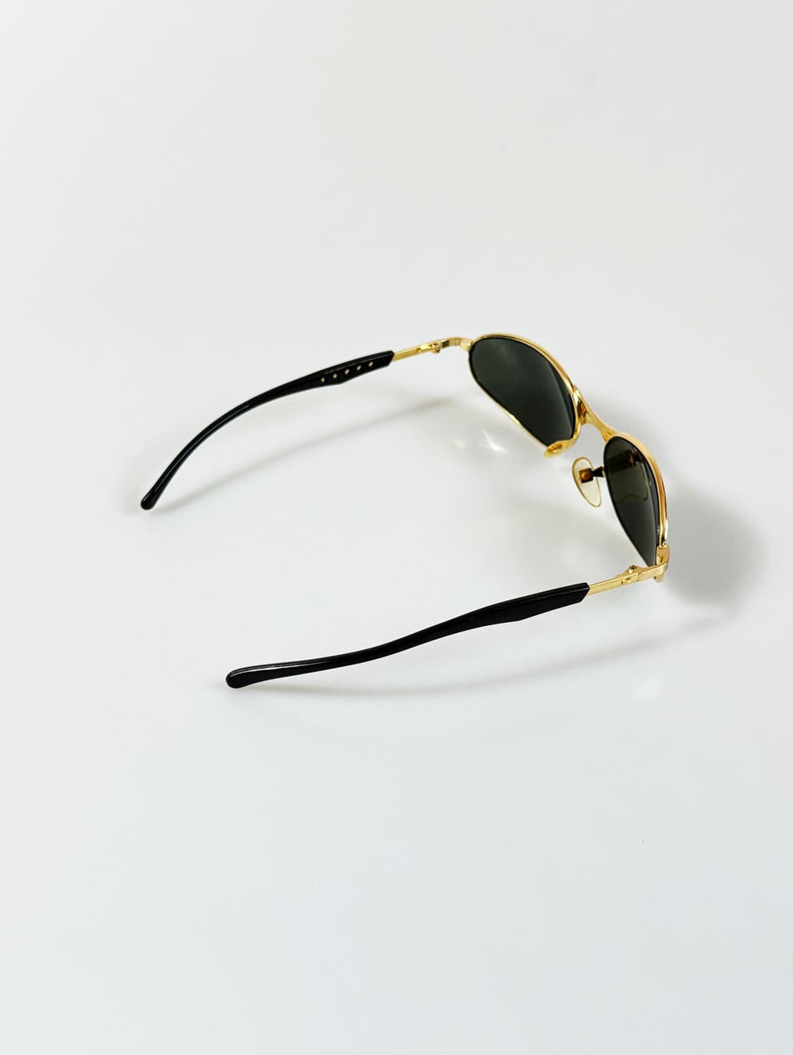 90s 골드 슬림 오벌 프레임 빈티지 선글라스 상품이미지4