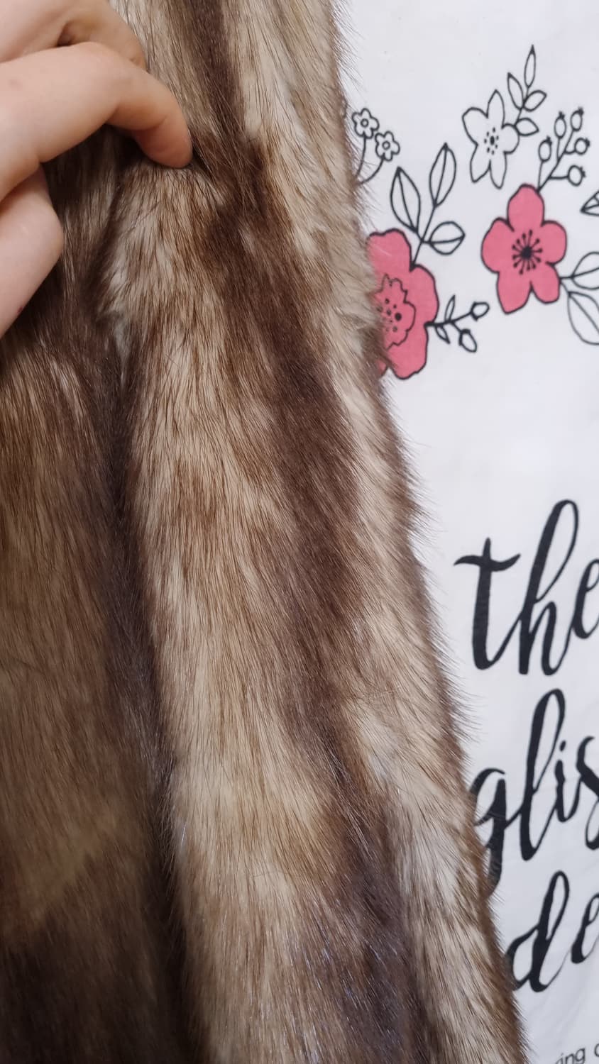  머스크랫 100 모피 퍼 자켓 상품이미지3