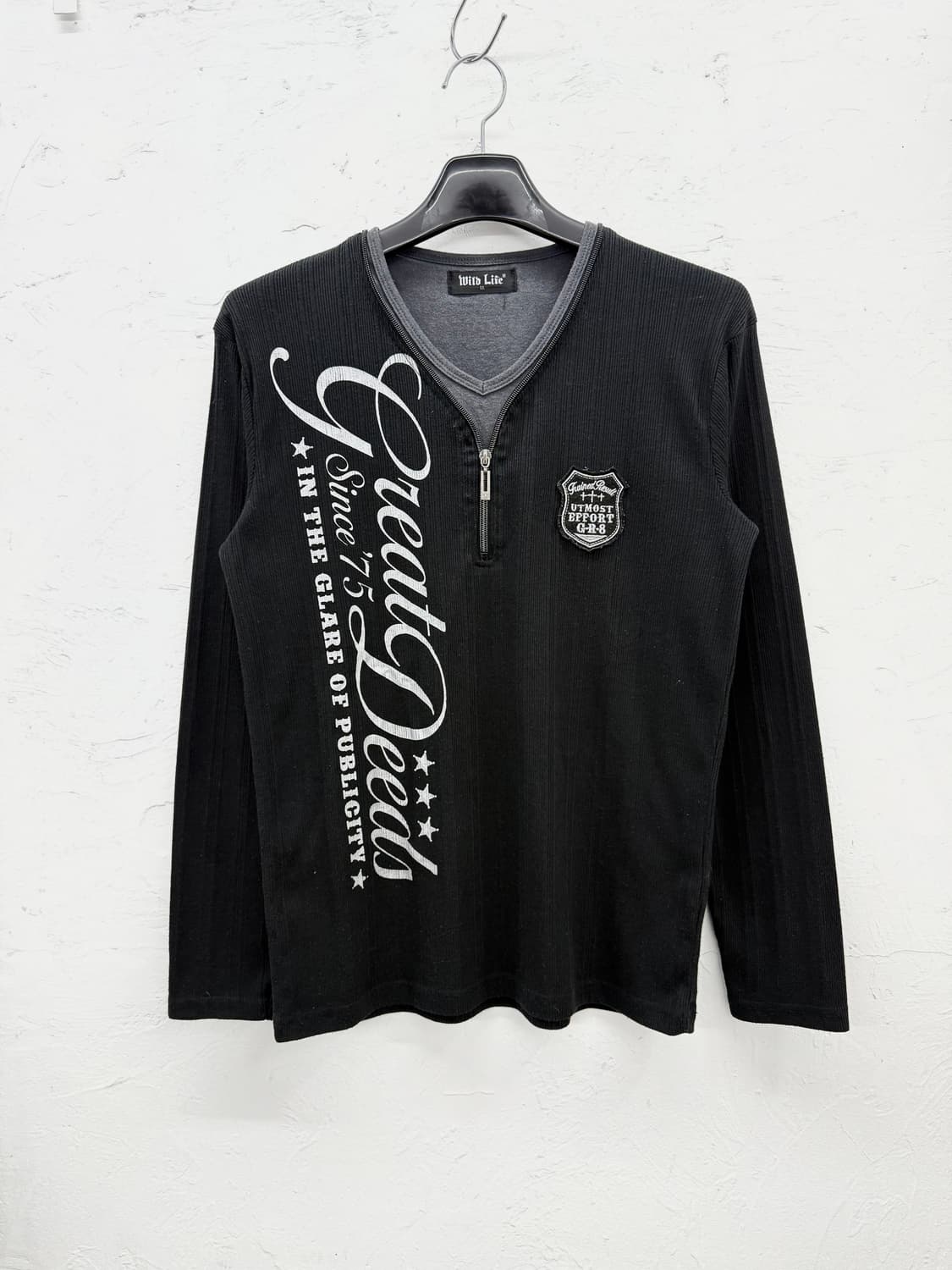 mild life 하프집업 펑크 롱슬리브 상품이미지1