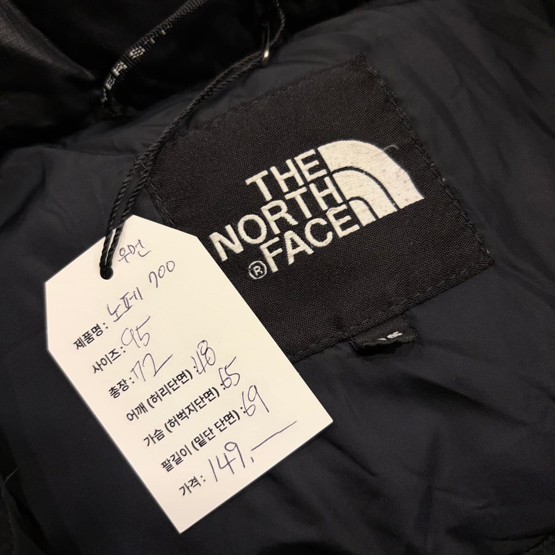 [95] 노스페이스 700 우먼 블랙 패딩 B461 상품이미지6