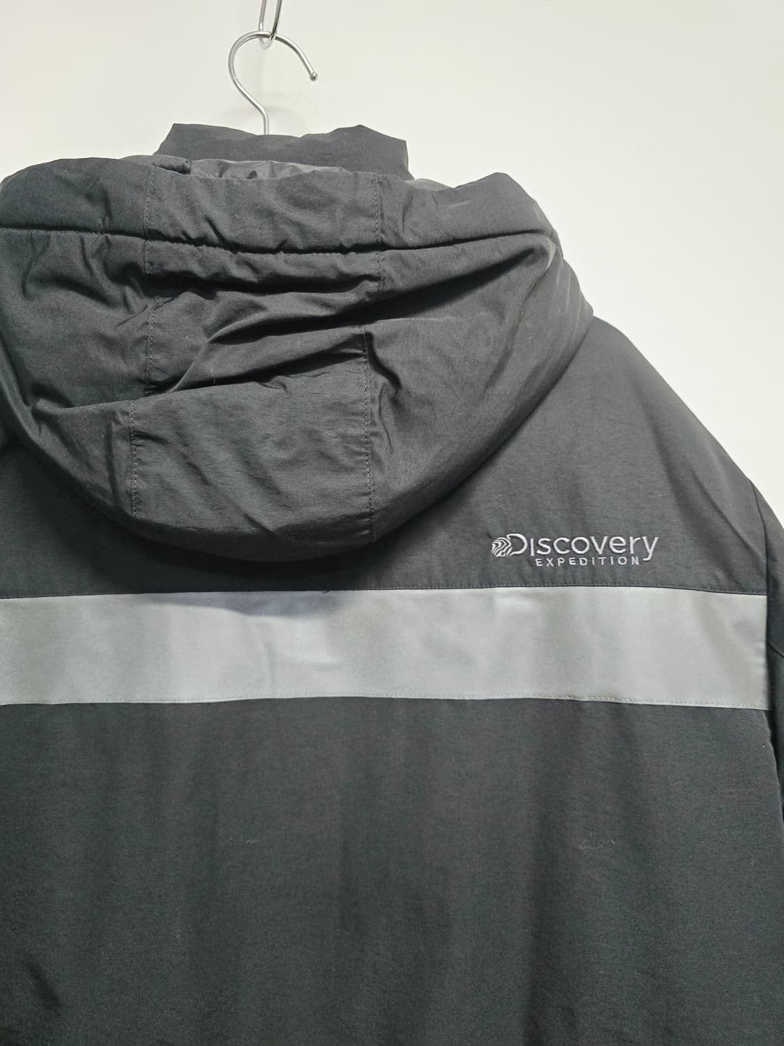 디스커버리 블랙 후드 다운패딩 자켓 점퍼95 상품이미지5
