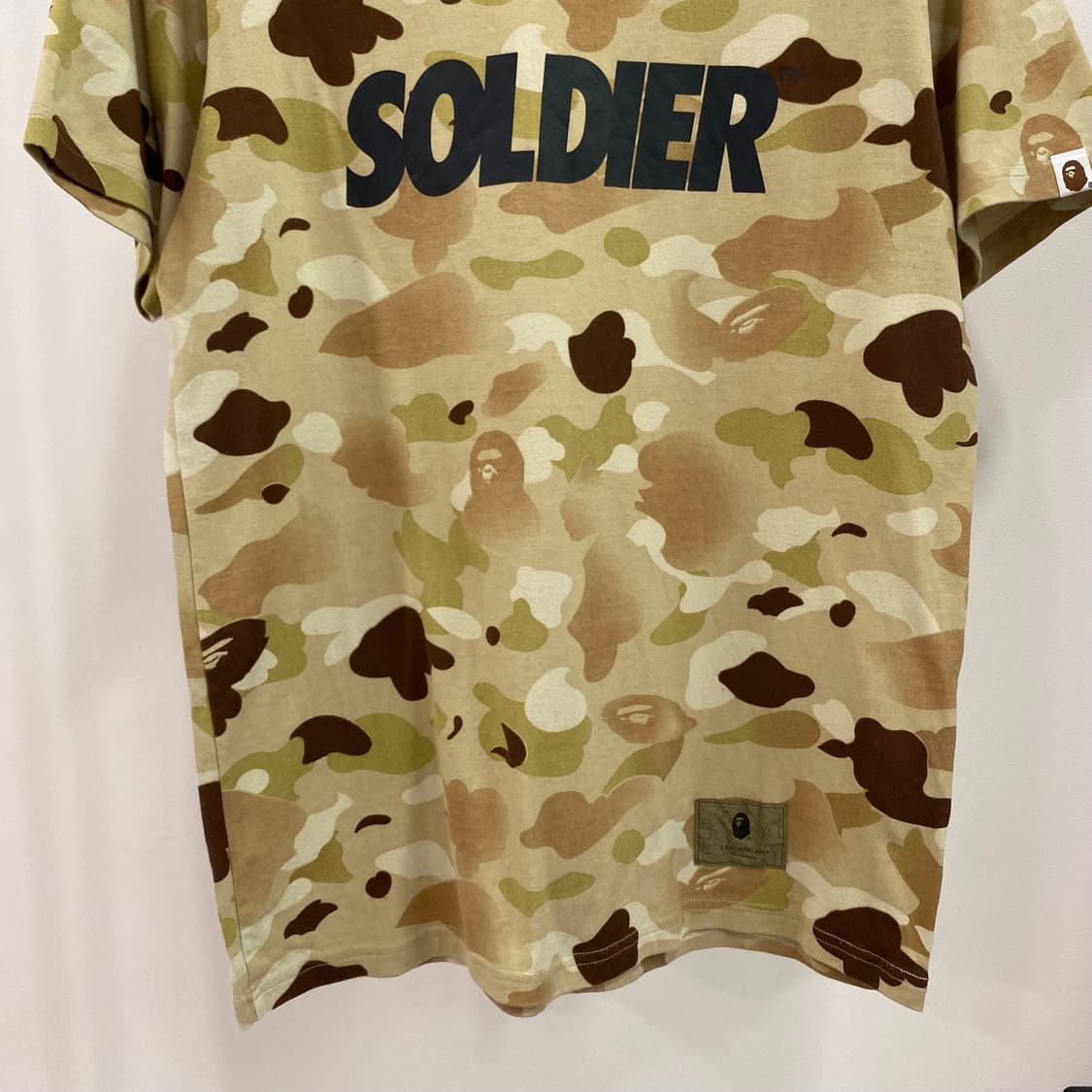 베이프 카모 솔져 반팔 티셔츠 희귀매물 상품이미지4