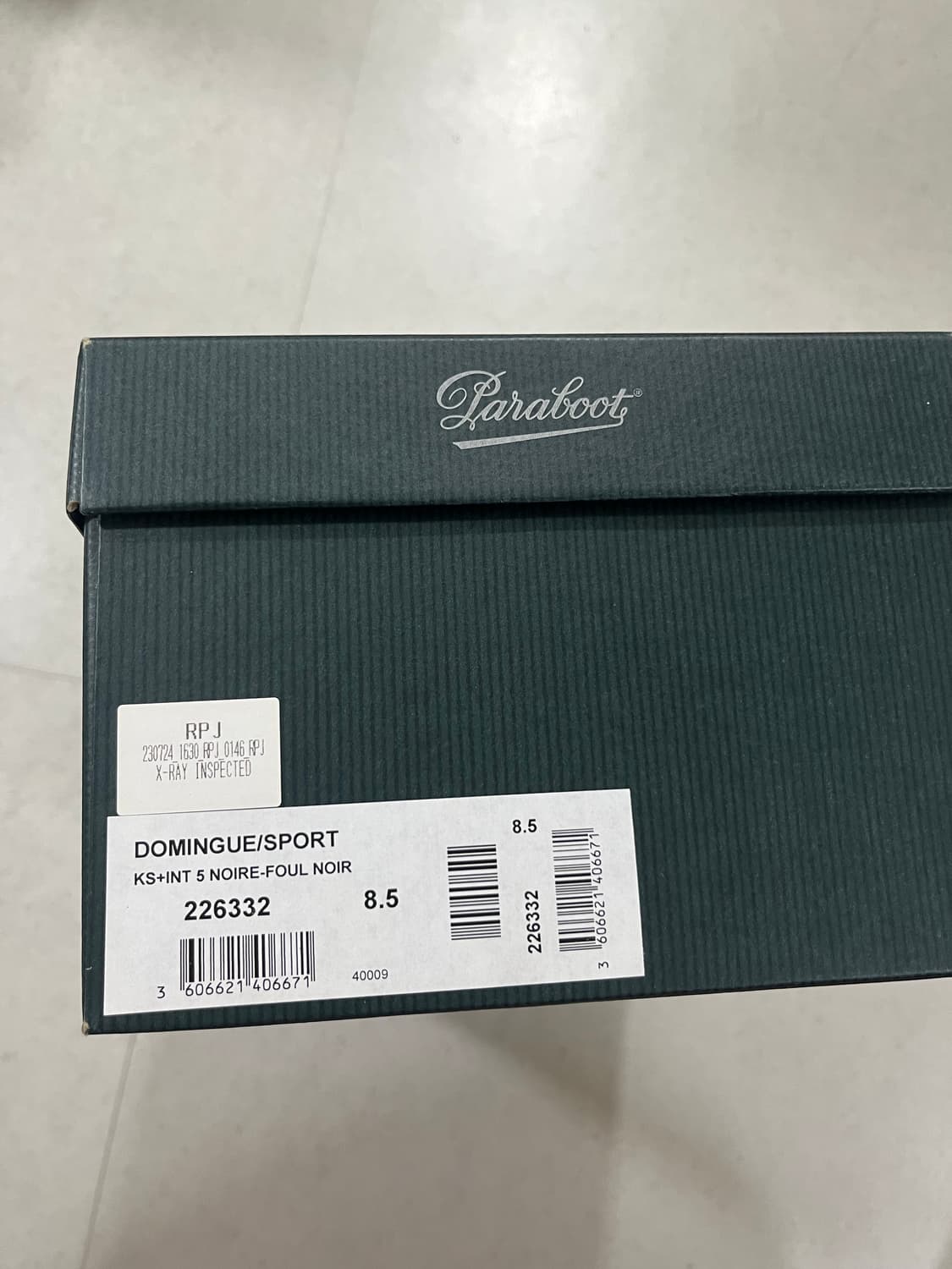 [UK8.5] 파라부트 x 캡틴선샤인 도밍구 그레인레더 상품이미지8