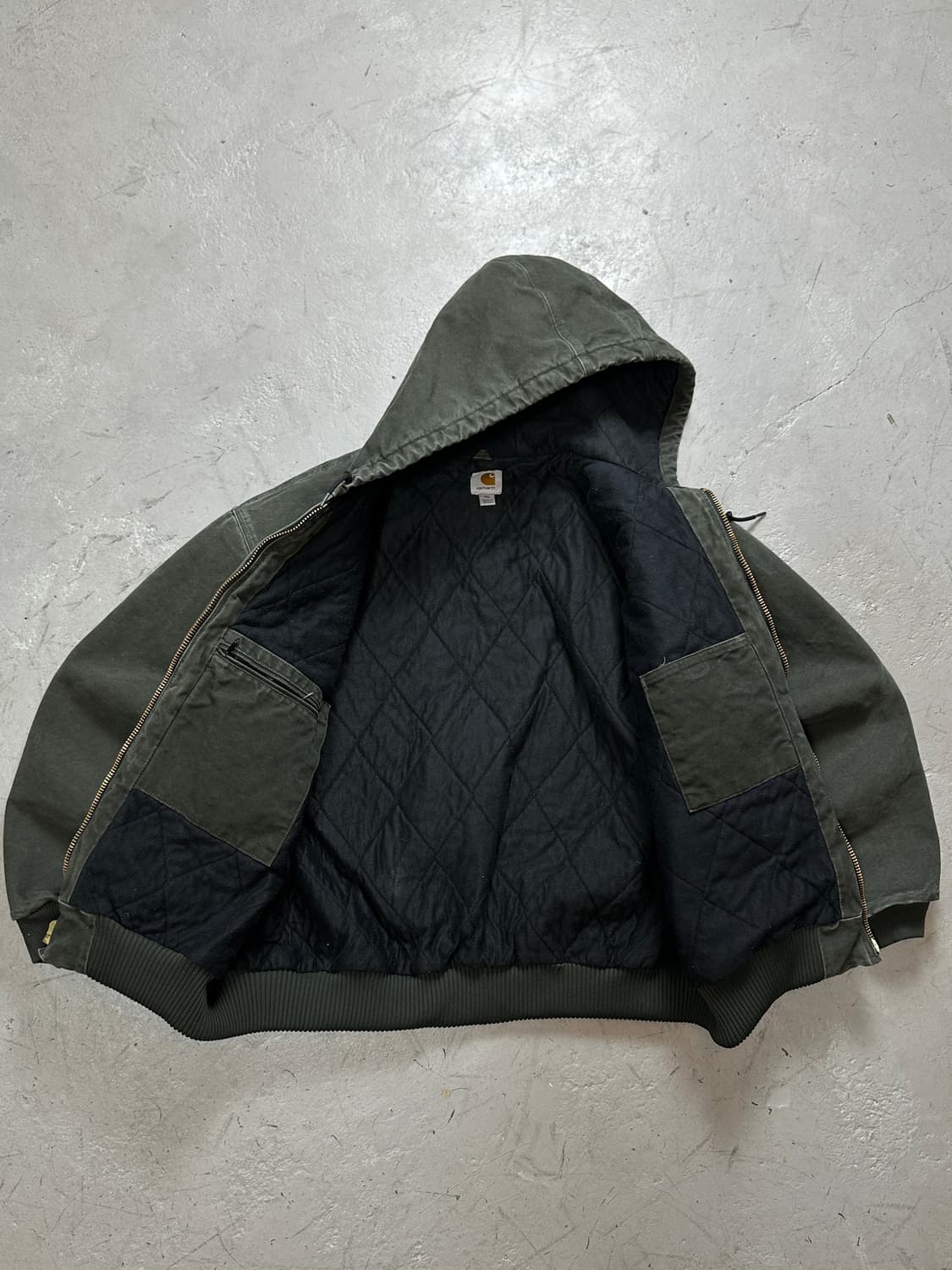 00's OG 칼하트 J130 액티브 자켓 칼하트 MOS 모스그린 상품이미지7