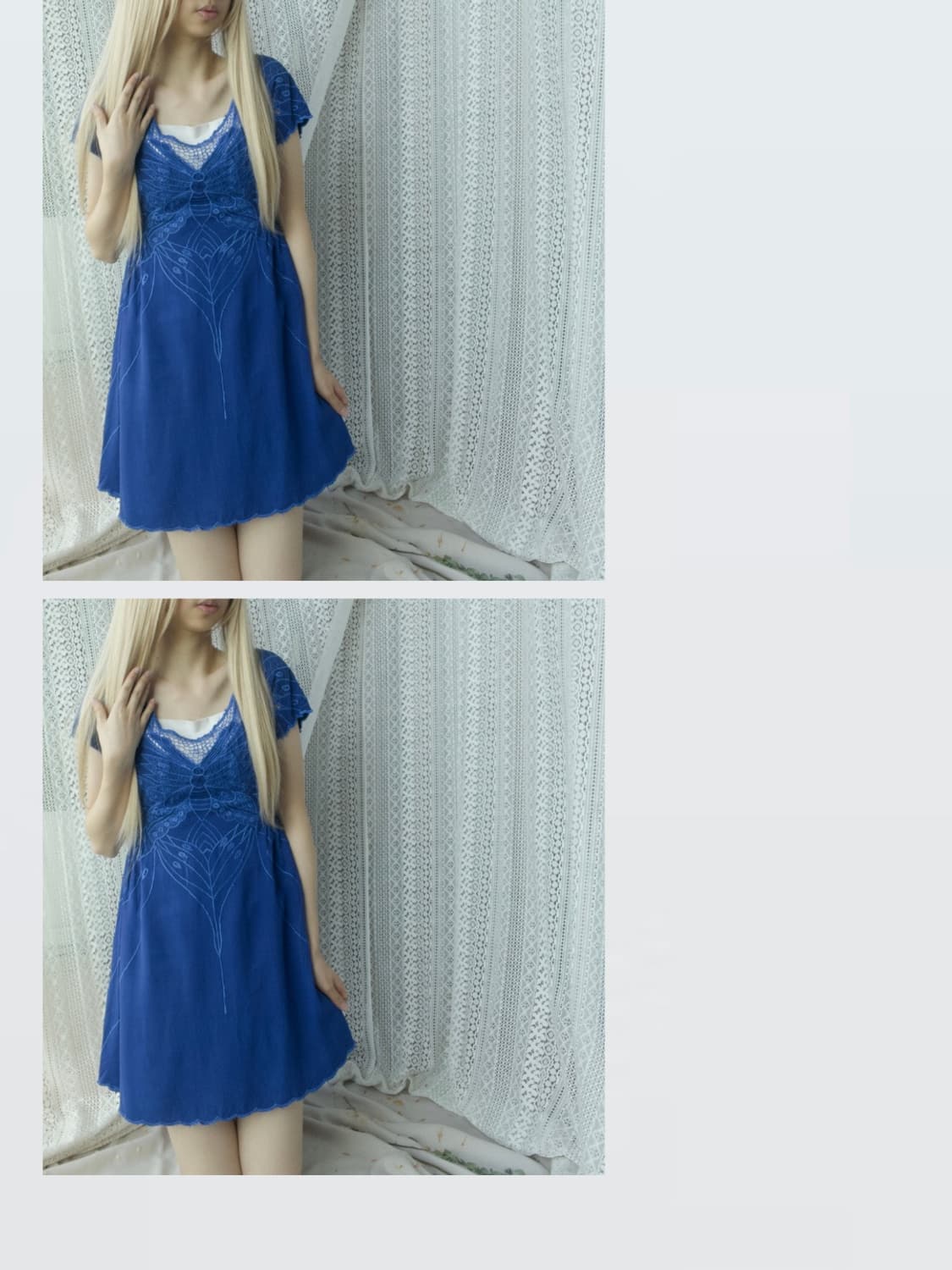 Butterfly Embroidered Dress 나비 자수 원피스 상품이미지2