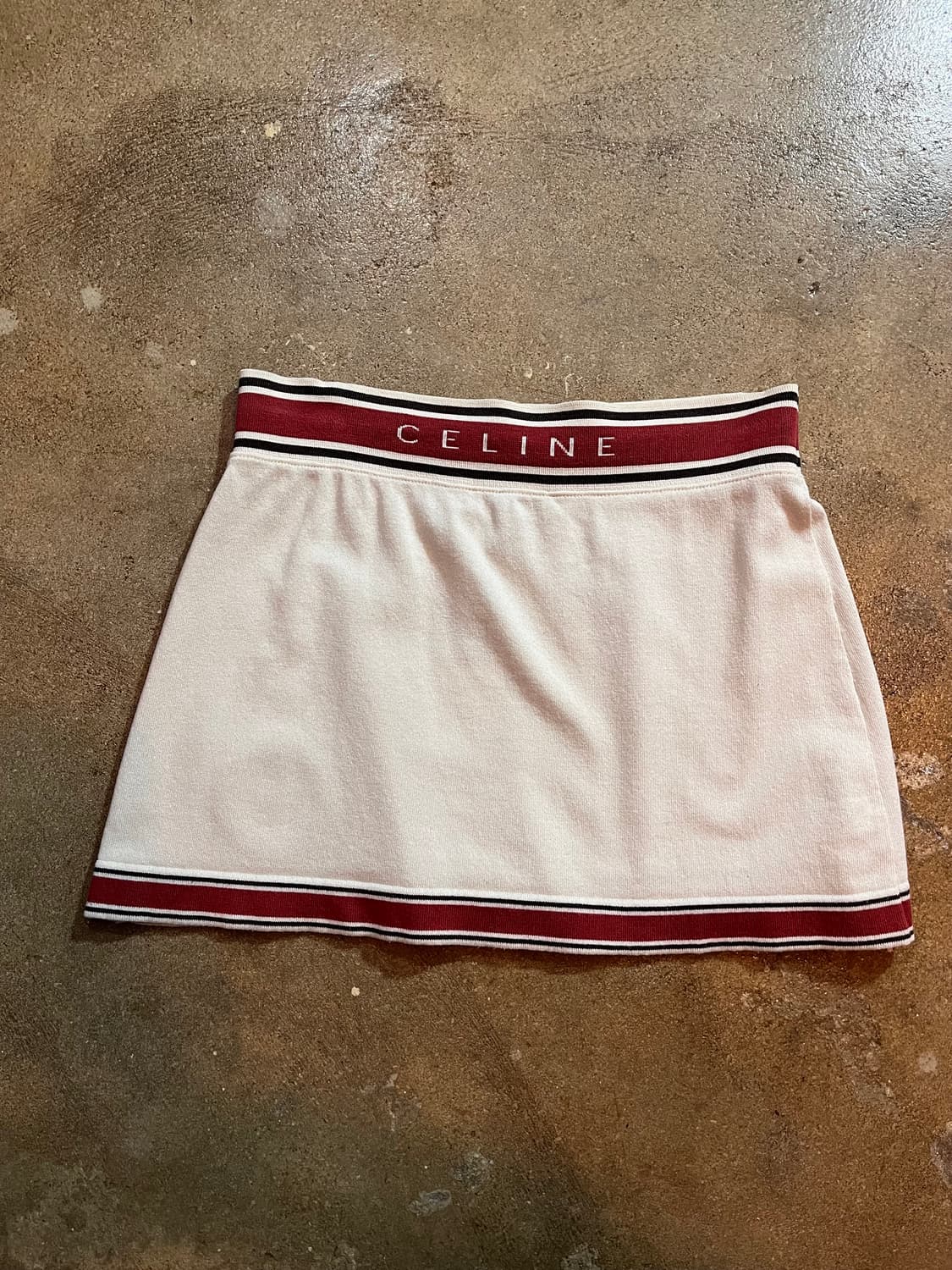 Celine 셀린 코튼 니트 미니스커트 상품이미지3