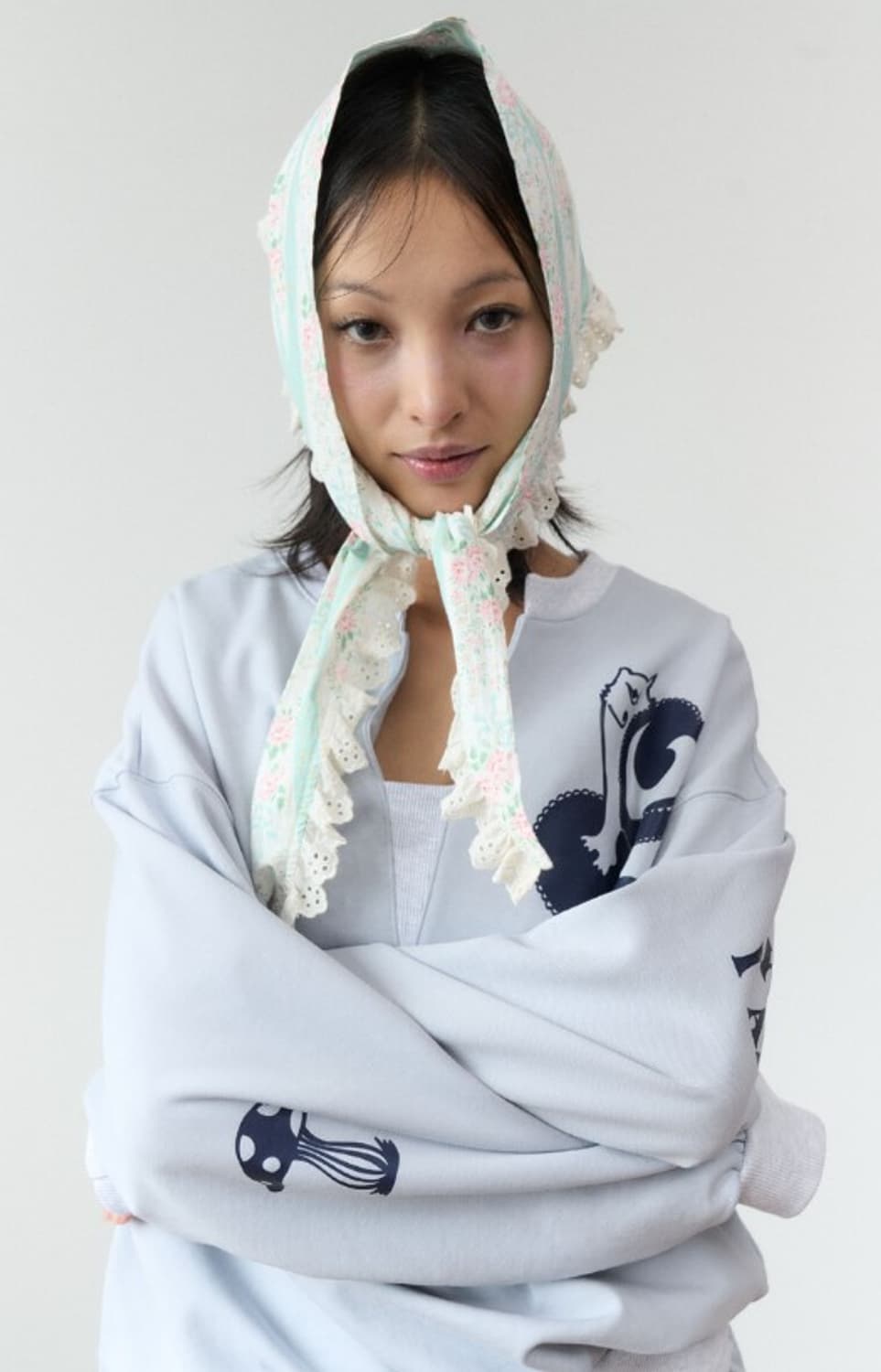 PICKY sweatshirt bluegrey 상품이미지5