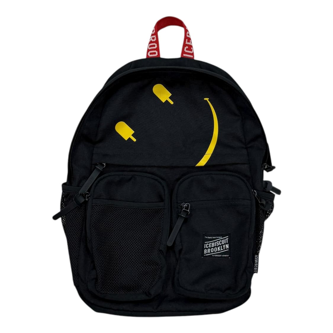 아이스비스킷 스마일 더블 포켓백팩 가방 상품이미지1