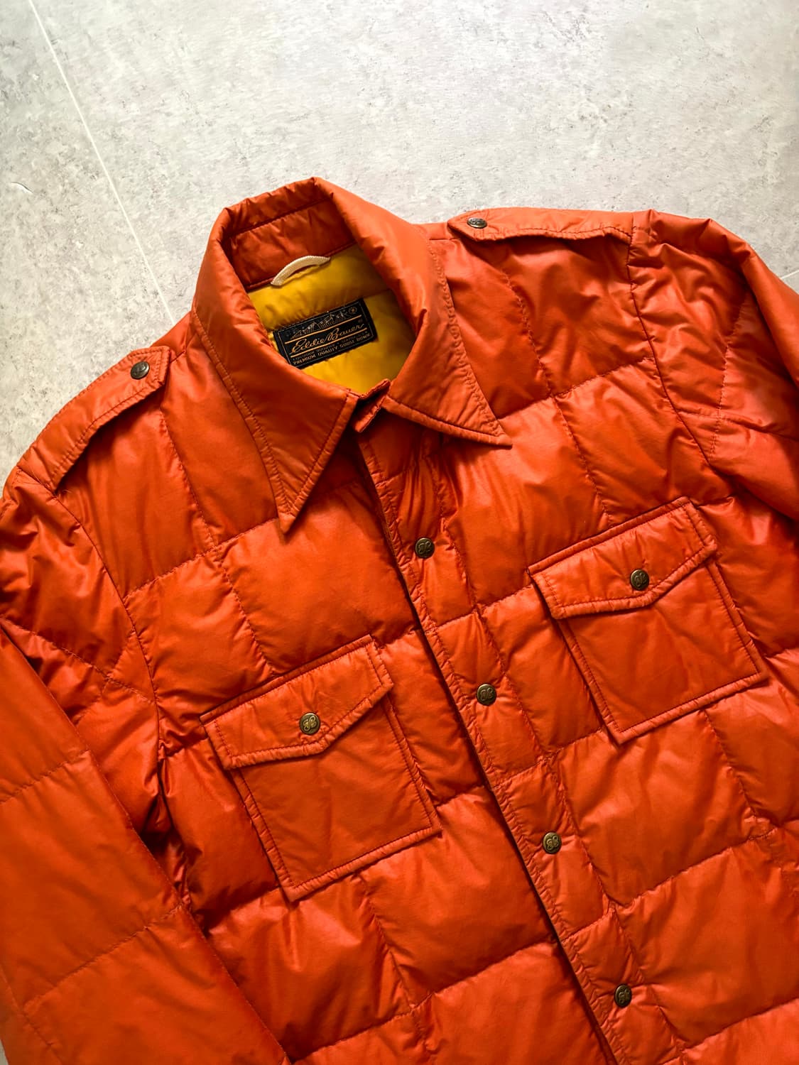 70's 에디바우어 퀼팅 셔츠 자켓 105 상품이미지2