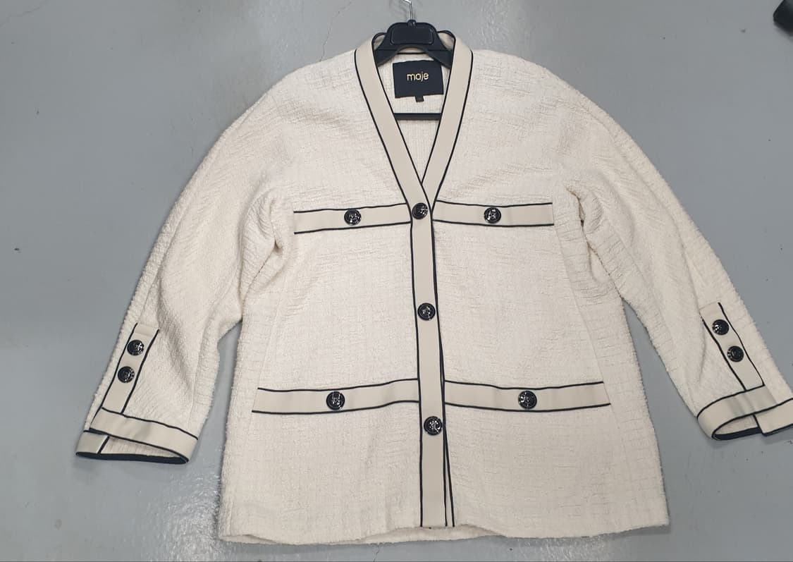 마쥬 아이보리 트위드 자켓 36 상품이미지1