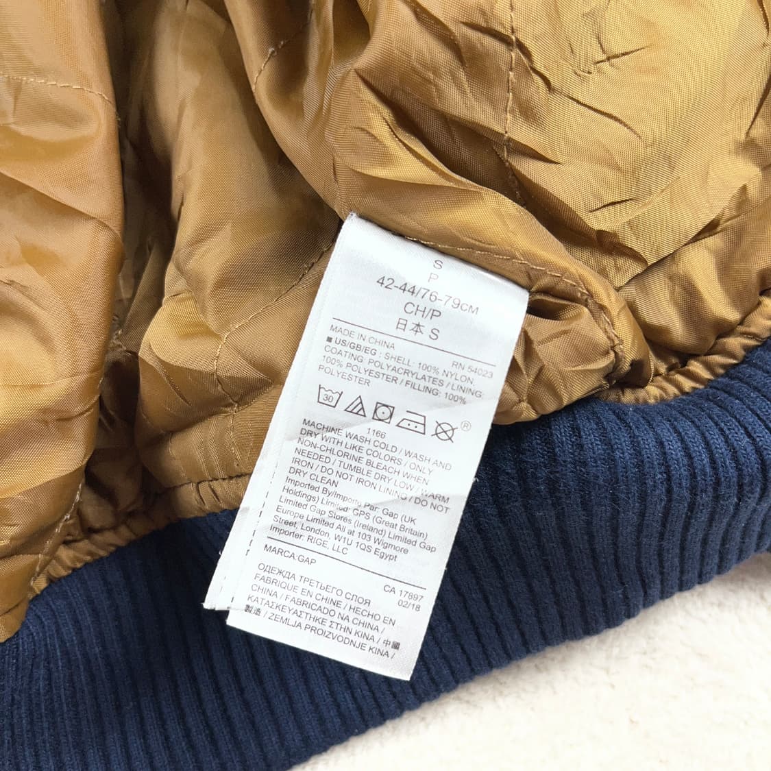 GAP MA-1 재킷 (실측확인) 상품이미지6