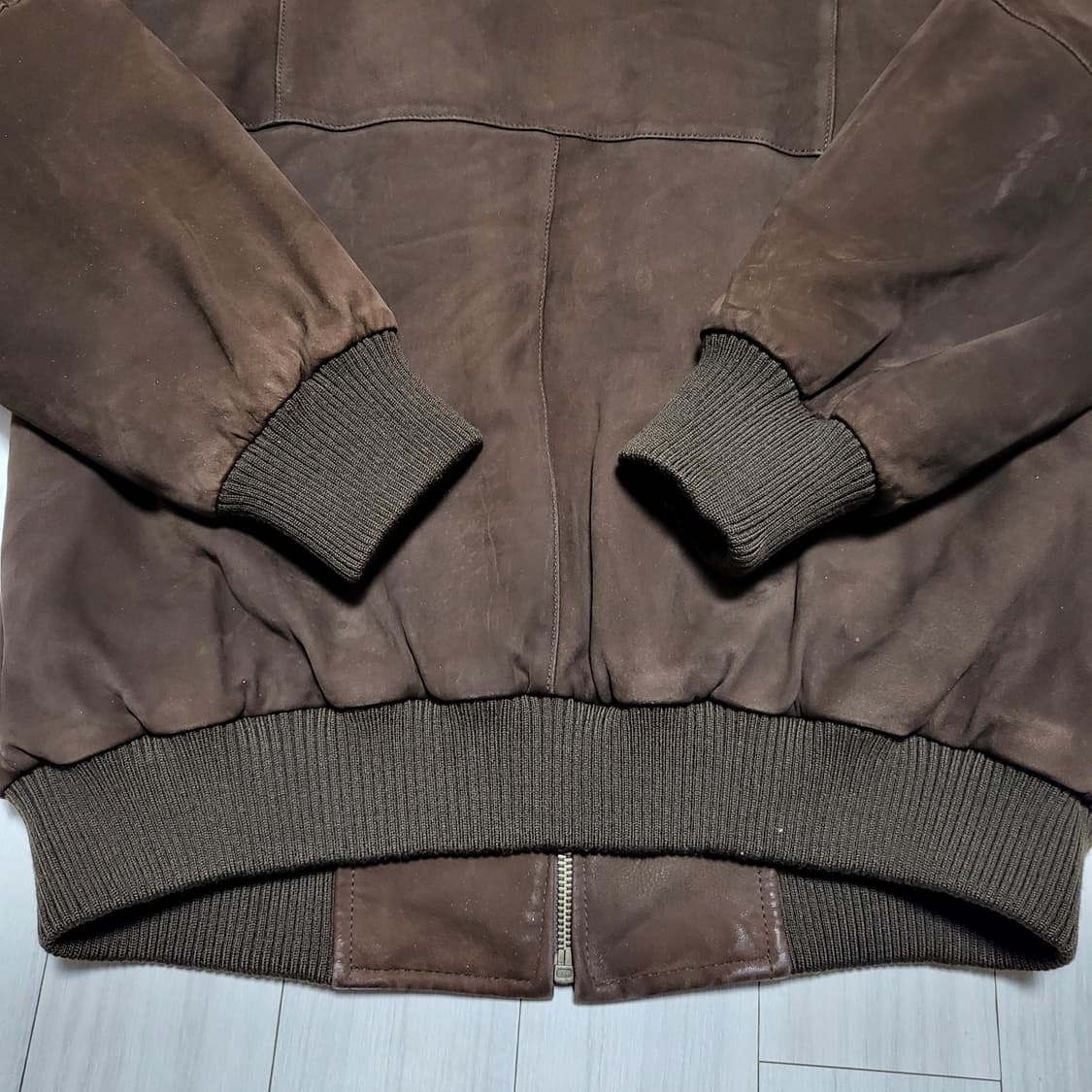 (L) 90s 라코스테 양가죽 스웨이드 봄버자켓 상품이미지9