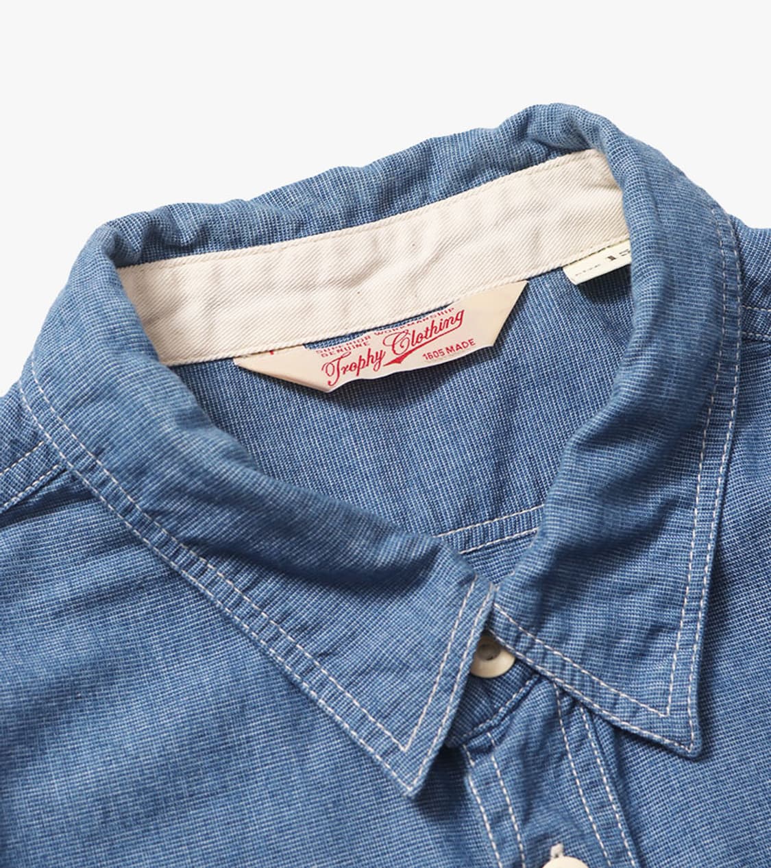 TROPHY CLOTHING - EMBROIDERY WORK SHIRT 상품이미지6
