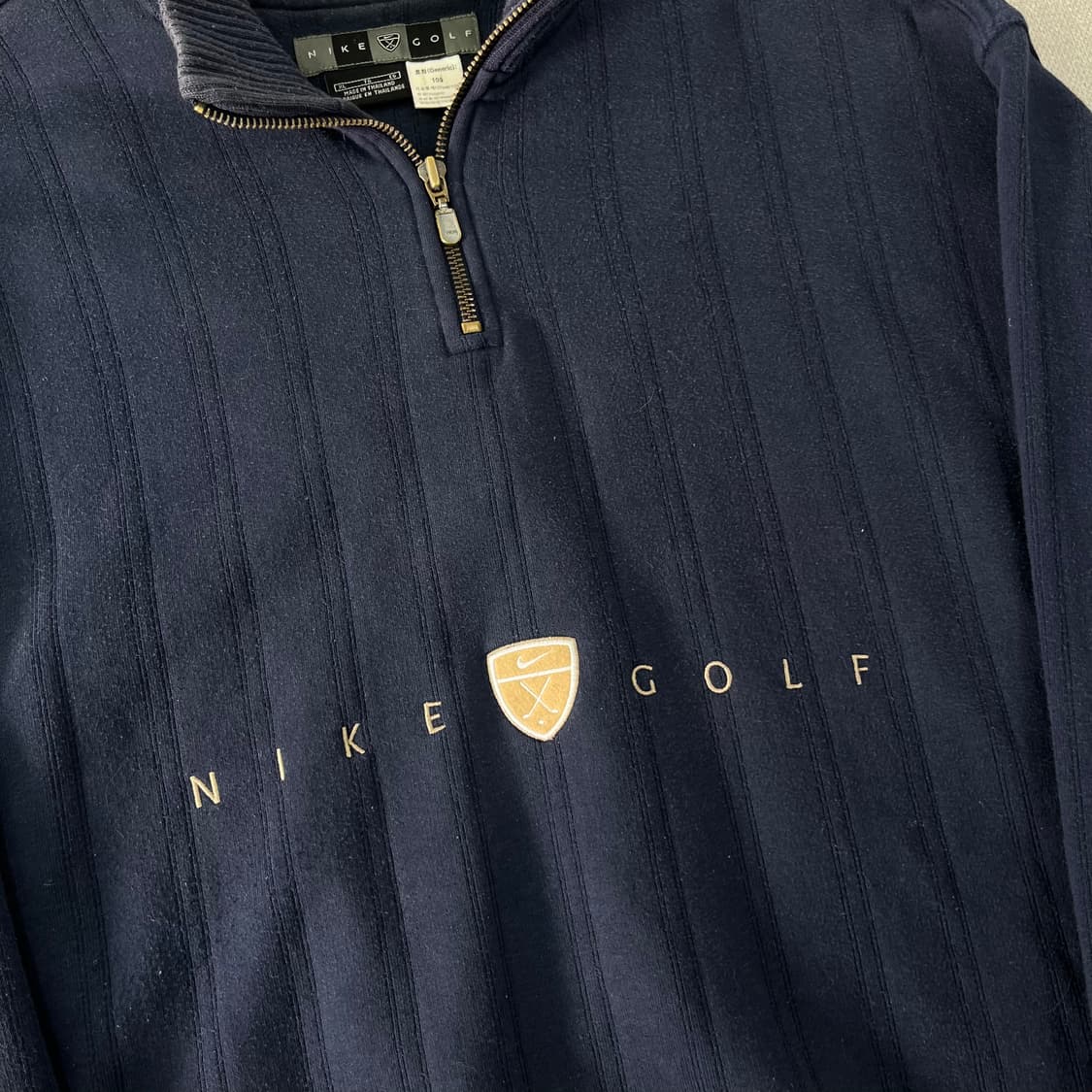 105 나이키 골프 스트라이프 반집업 맨투맨 상품이미지2