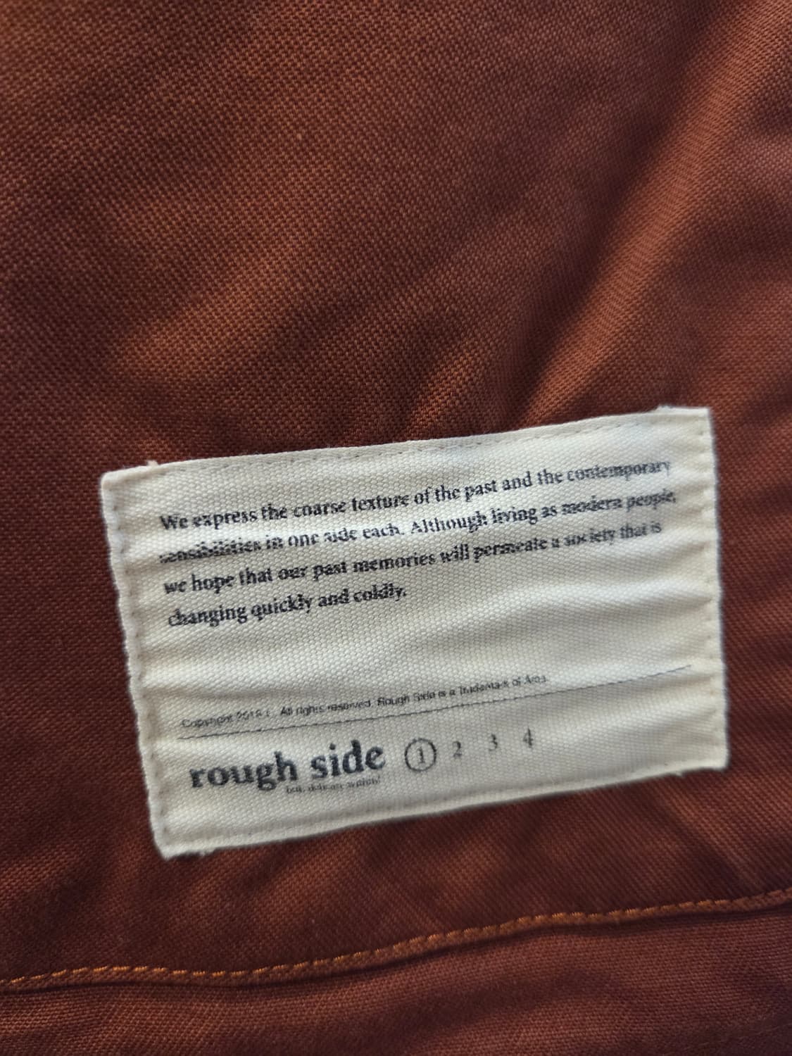 러프사이드 퍼티그 자켓 (브릭컬러, 1사이즈) 상품이미지3