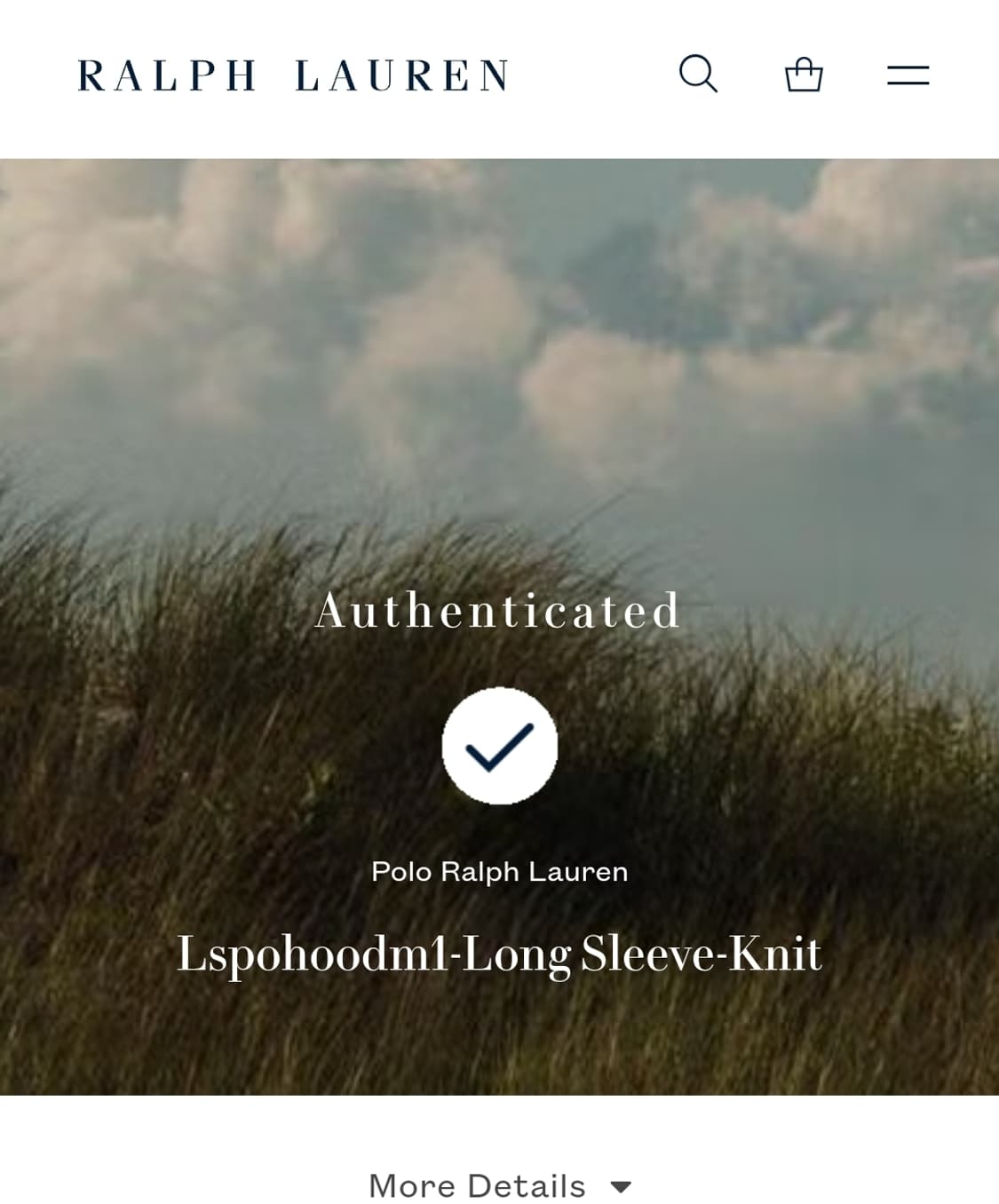 (새제품 택포) 폴로랄프로렌 네이비 후드 티셔츠 M B583 상품이미지8