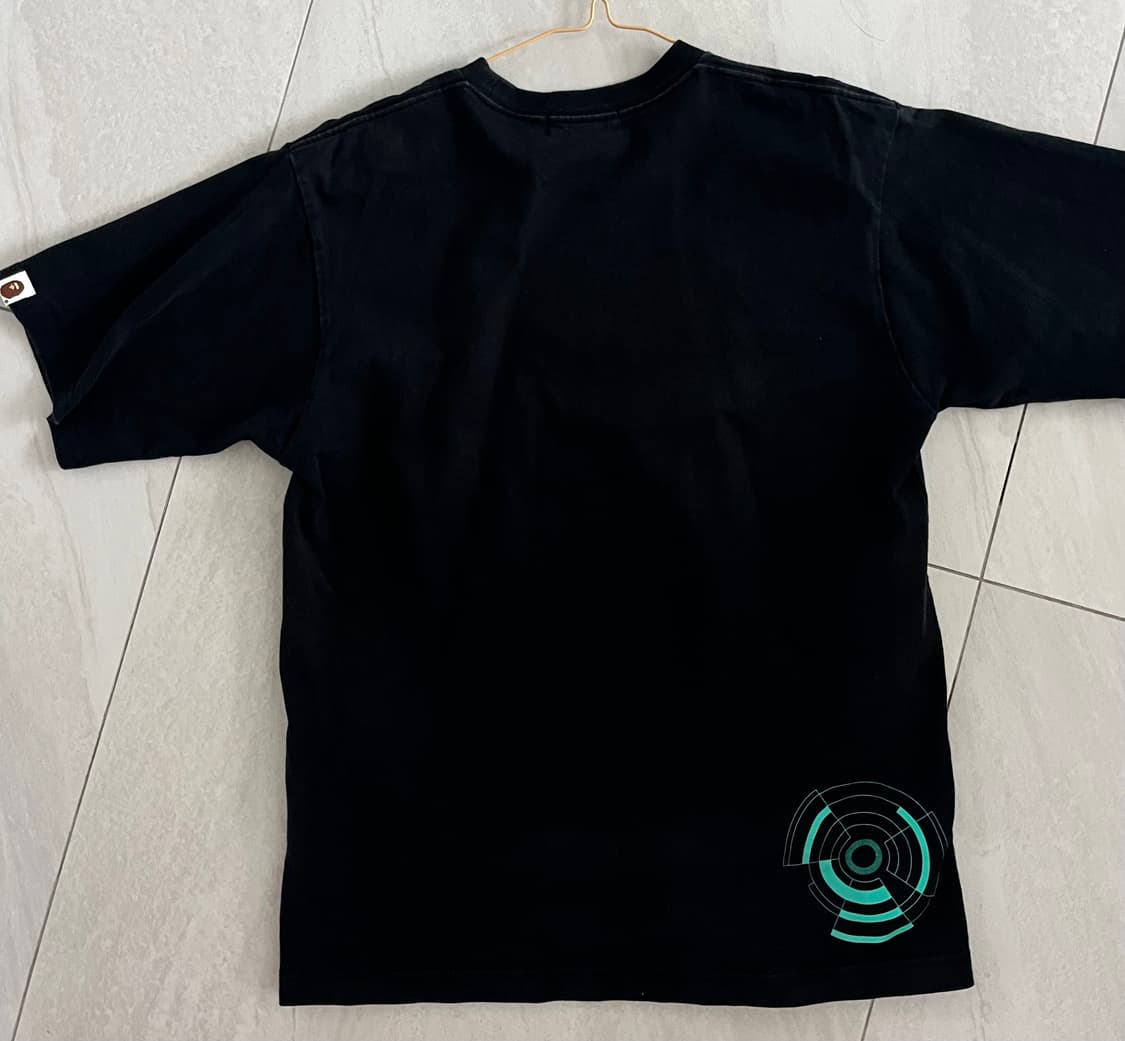 베이프 반팔 블랙 s 상품이미지2